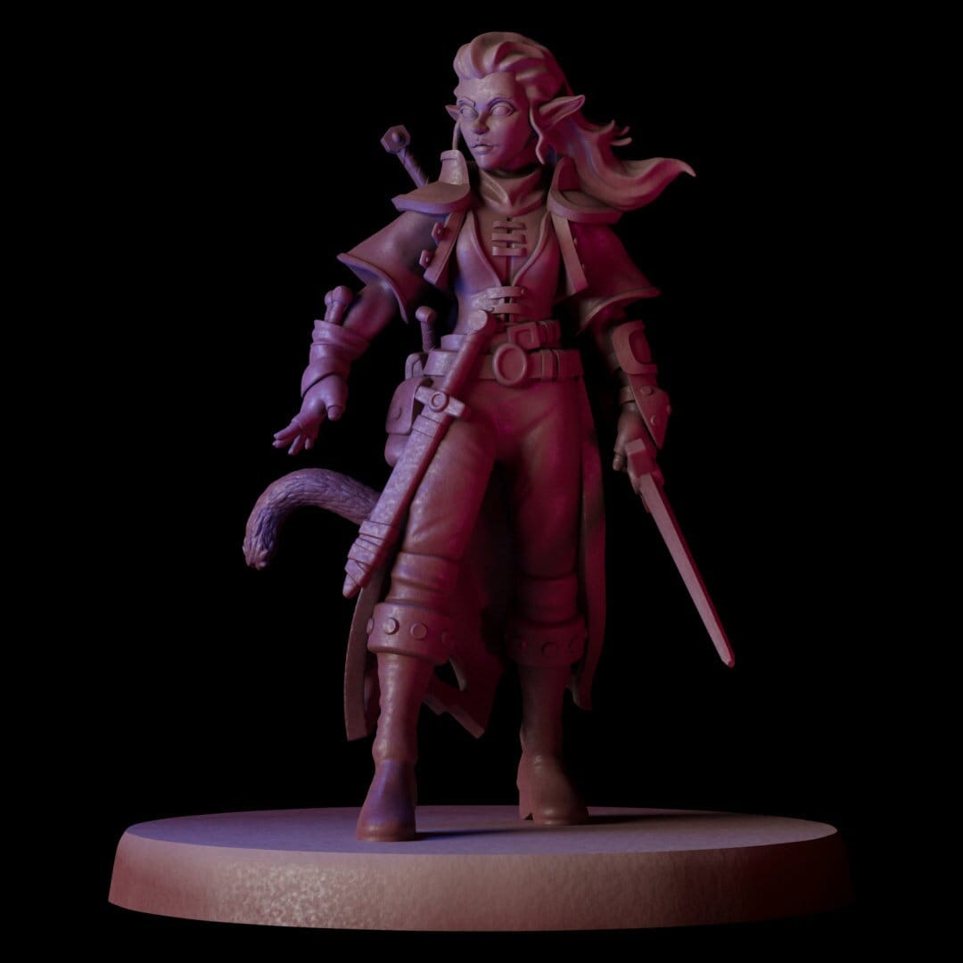 Elfling - CeleSTL Minis - SaGaBorn Minis Vol. 1 - 28mm / 32mm / 36mm