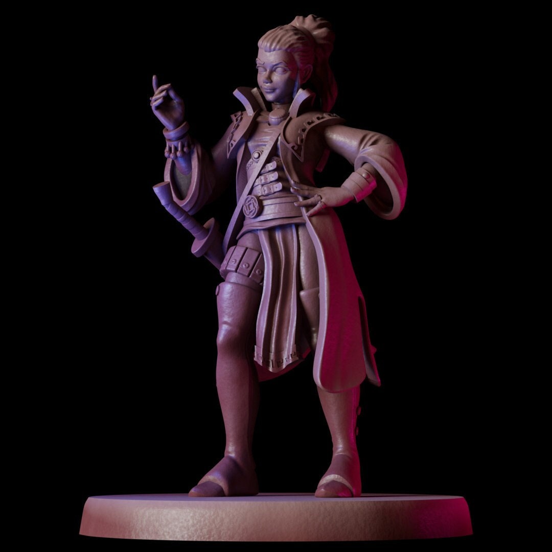Factor, Female Rogue - CeleSTL Minis - SaGaBorn Minis Vol. 1 - 28mm / 32mm / 36mm