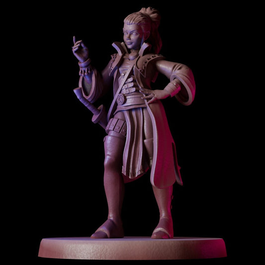 Factor, Female Rogue - CeleSTL Minis - SaGaBorn Minis Vol. 1 - 28mm / 32mm / 36mm