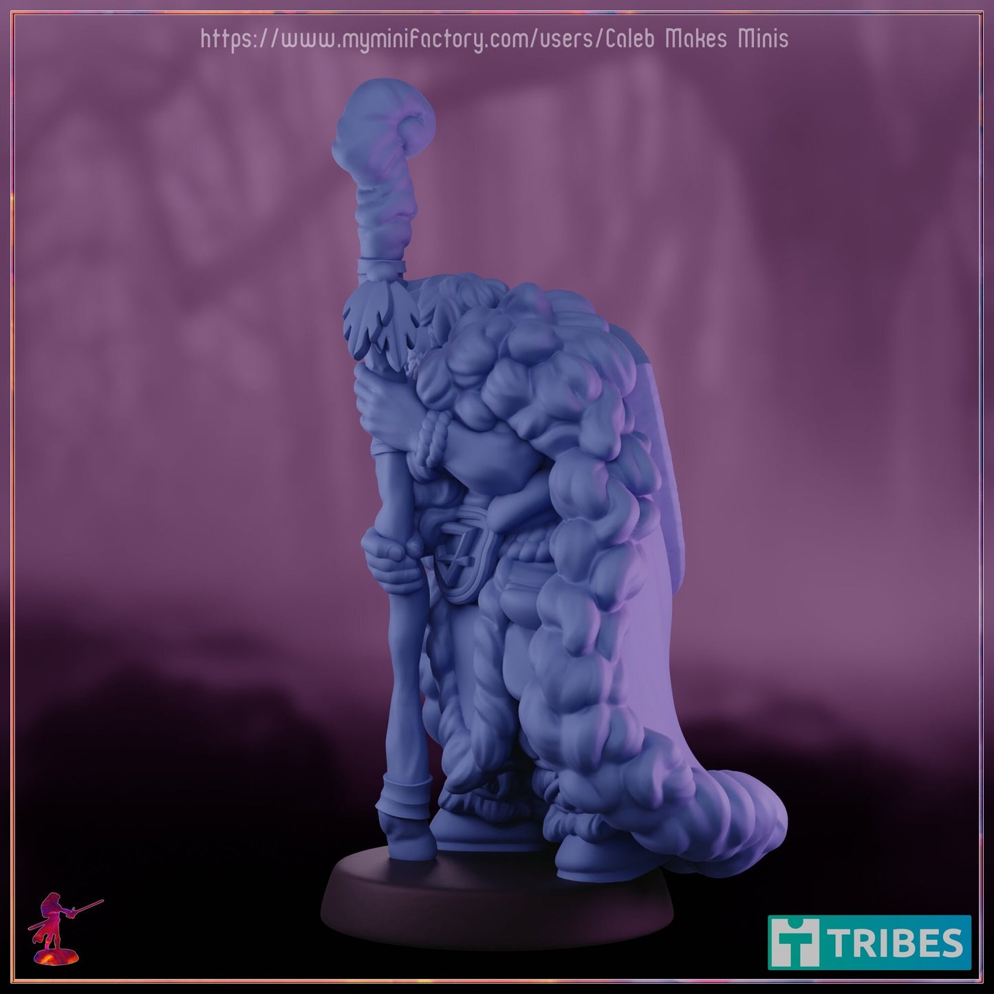Firbolg Cleric - Caleb Makes Minis - 28mm / 32mm / 36mm
