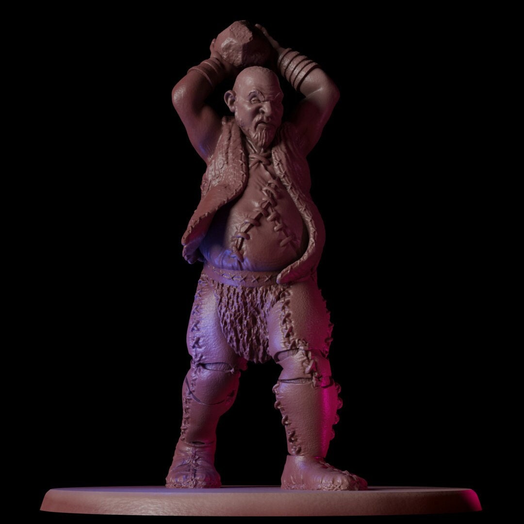 Hill Giant - CeleSTL Minis - SaGaBorn Minis Vol. 1 - 28mm / 32mm / 36mm
