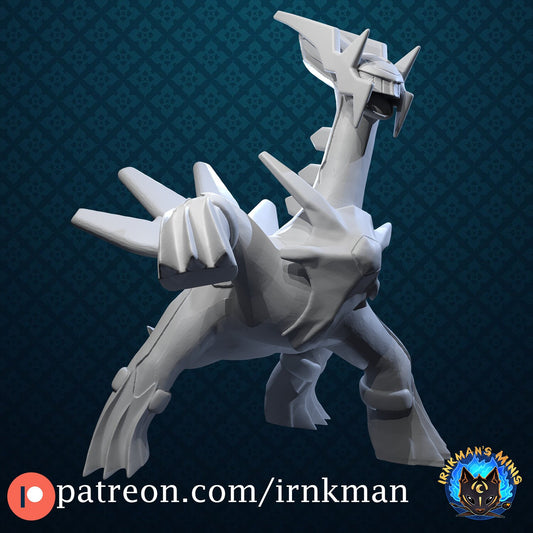 Dialga Miniature - Irnkman's Minis - 115mm