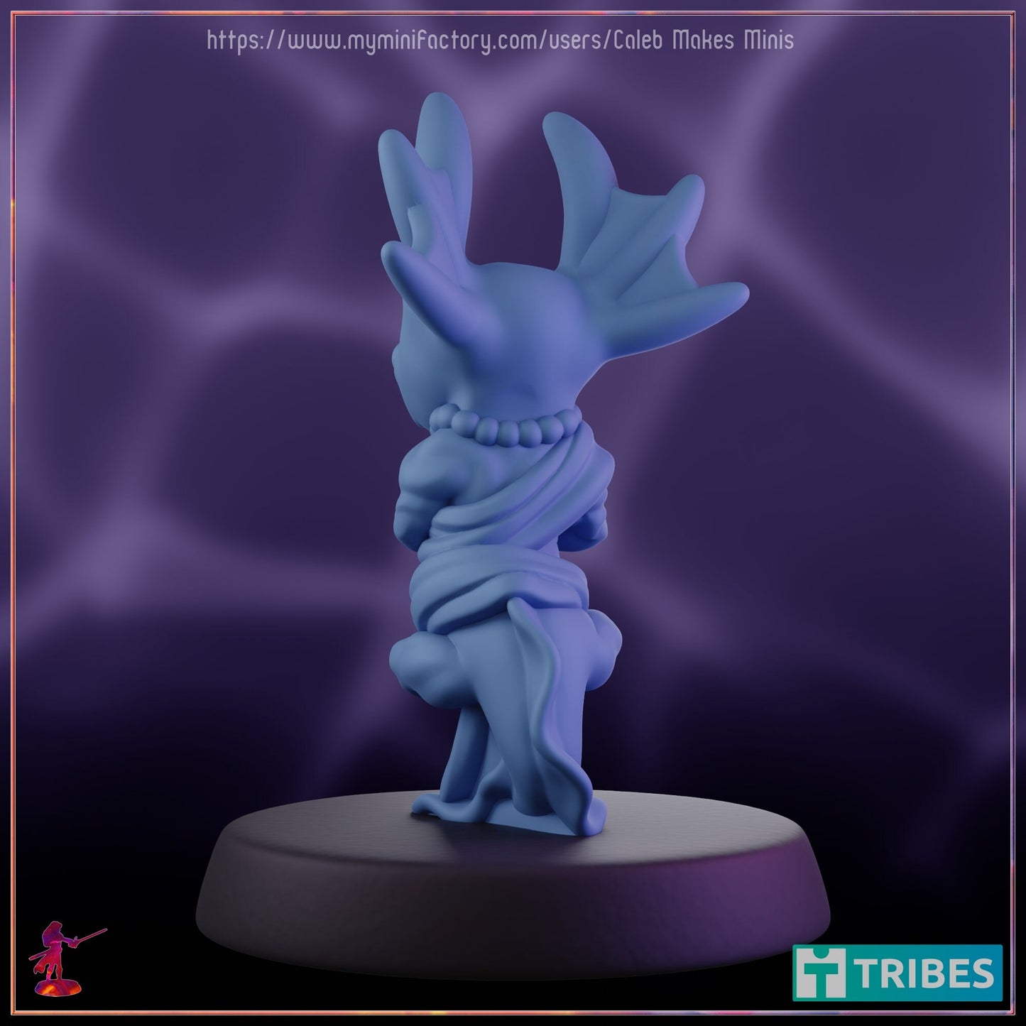 Axlotl Psychic - Caleb Makes Minis - 28mm / 32mm / 36mm
