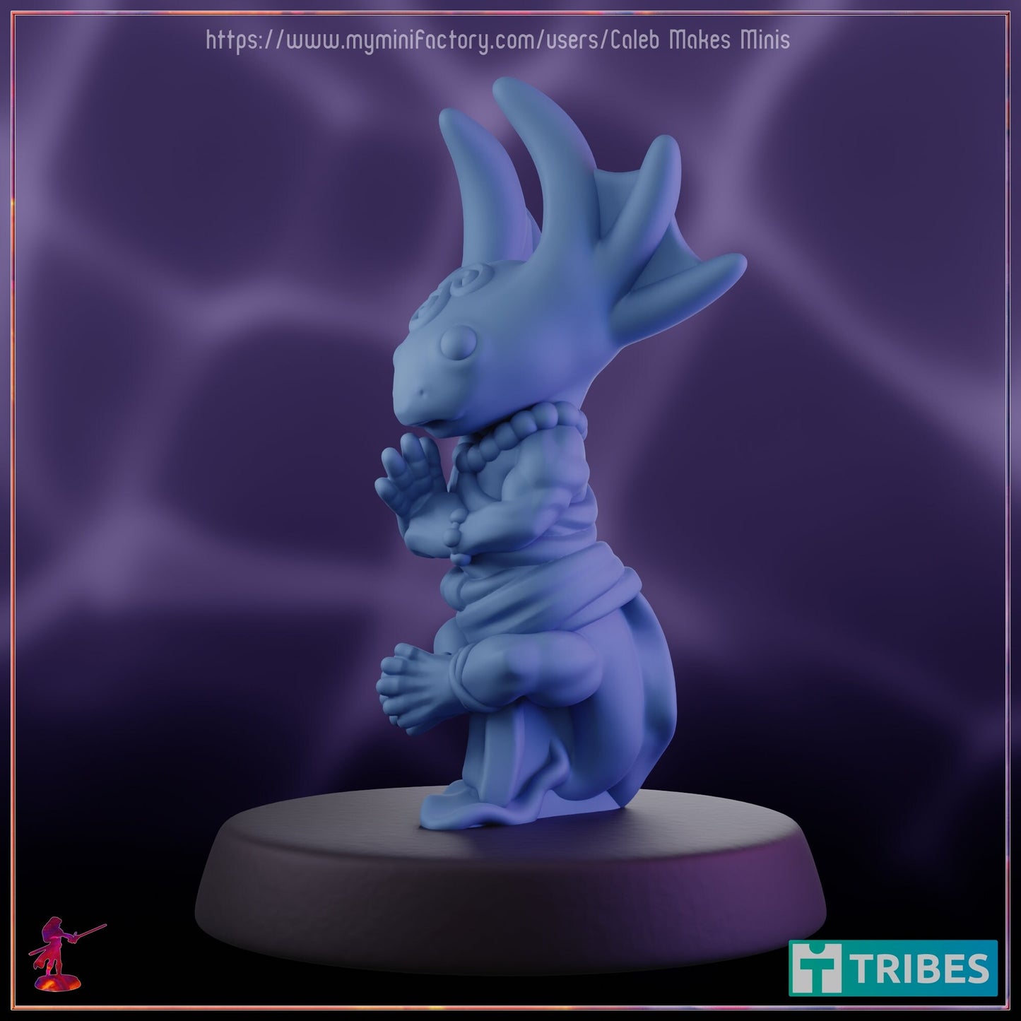 Axlotl Psychic - Caleb Makes Minis - 28mm / 32mm / 36mm