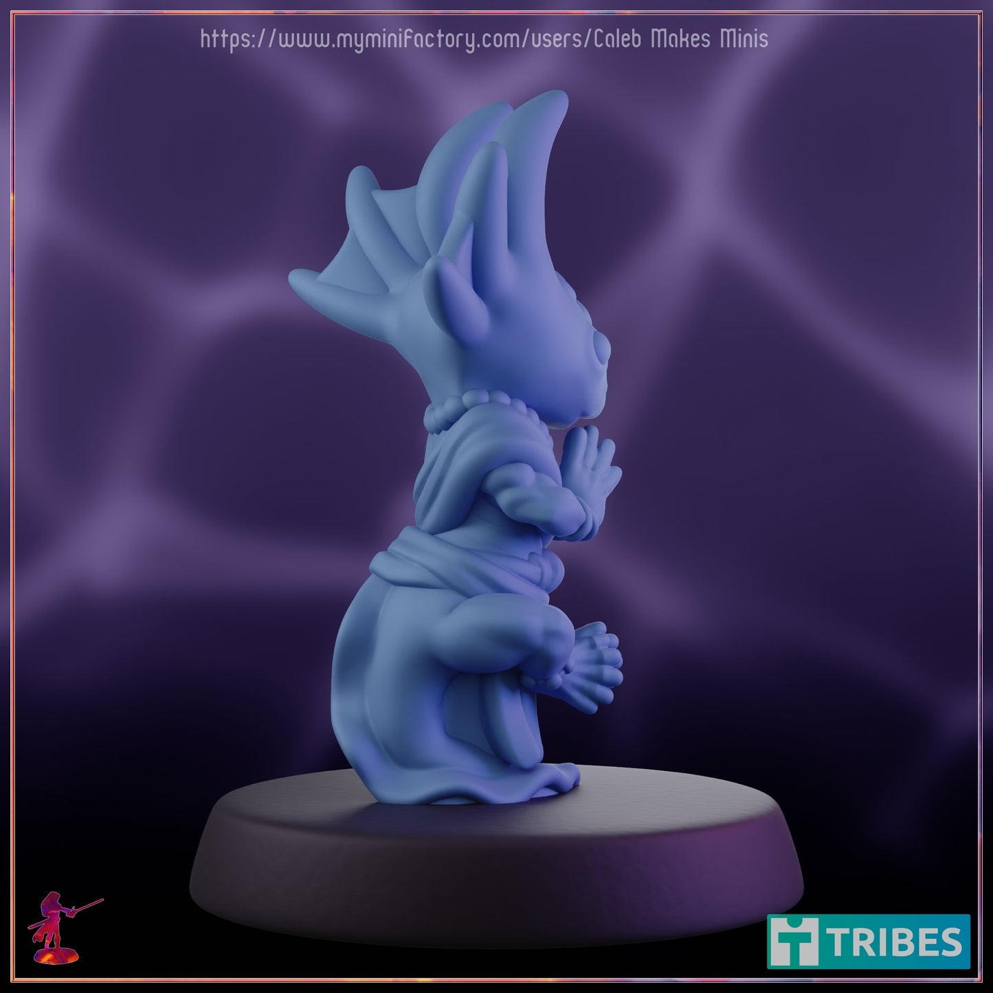 Axlotl Psychic - Caleb Makes Minis - 28mm / 32mm / 36mm