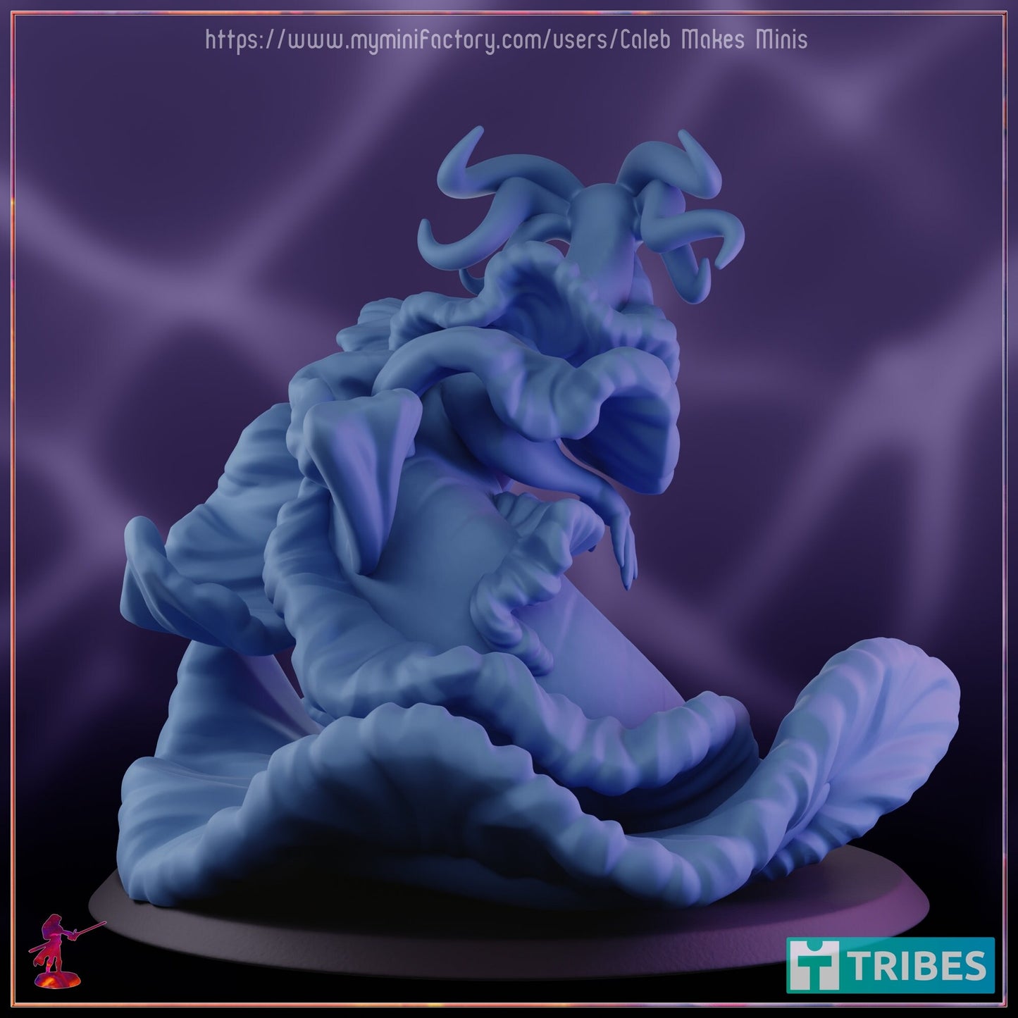 Axlotl Mother - Caleb Makes Minis - 28mm / 32mm / 36mm