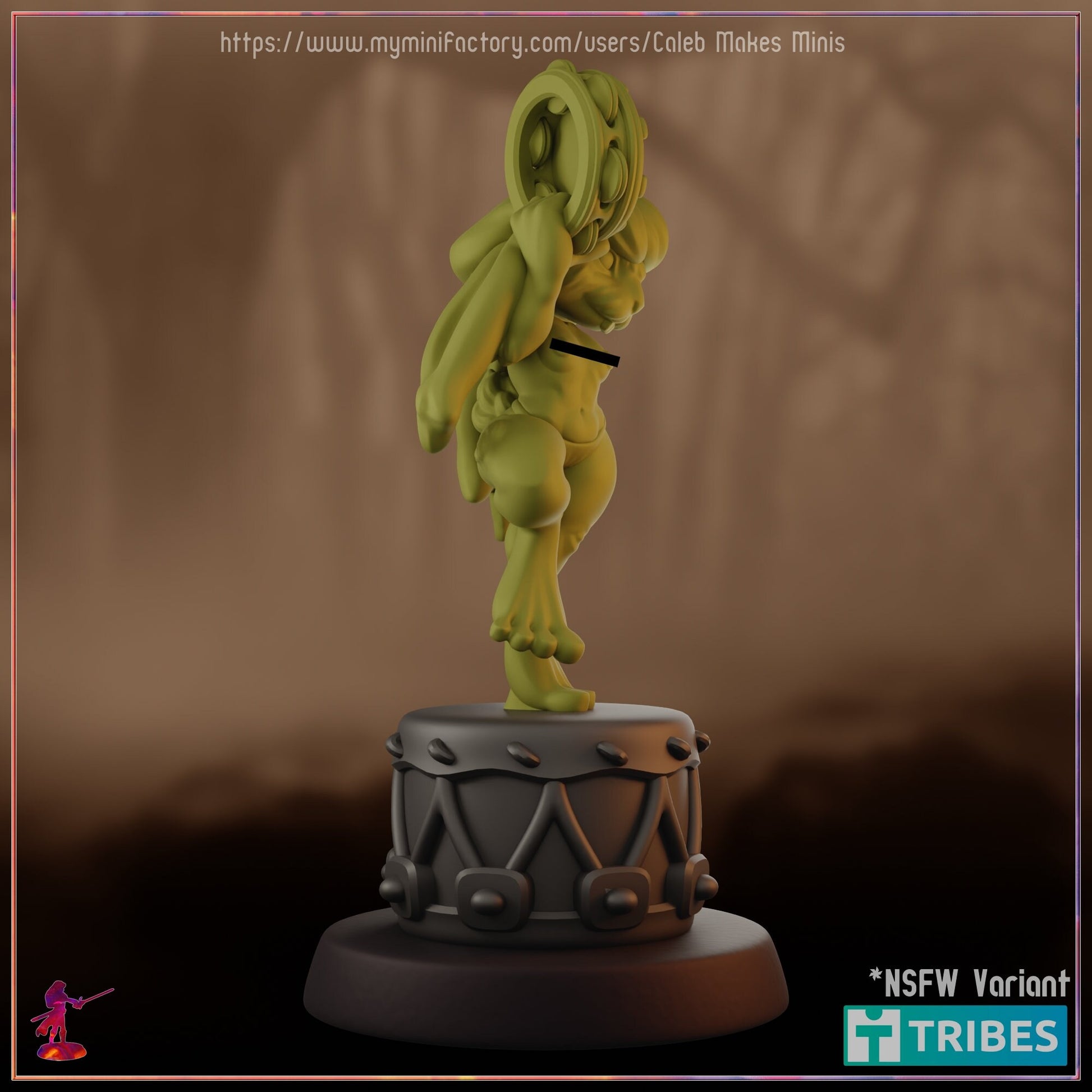 Harengon Dancer (Standard, Alternate, & NSFW Options) - Caleb Makes Minis - 28mm / 32mm / 36mm
