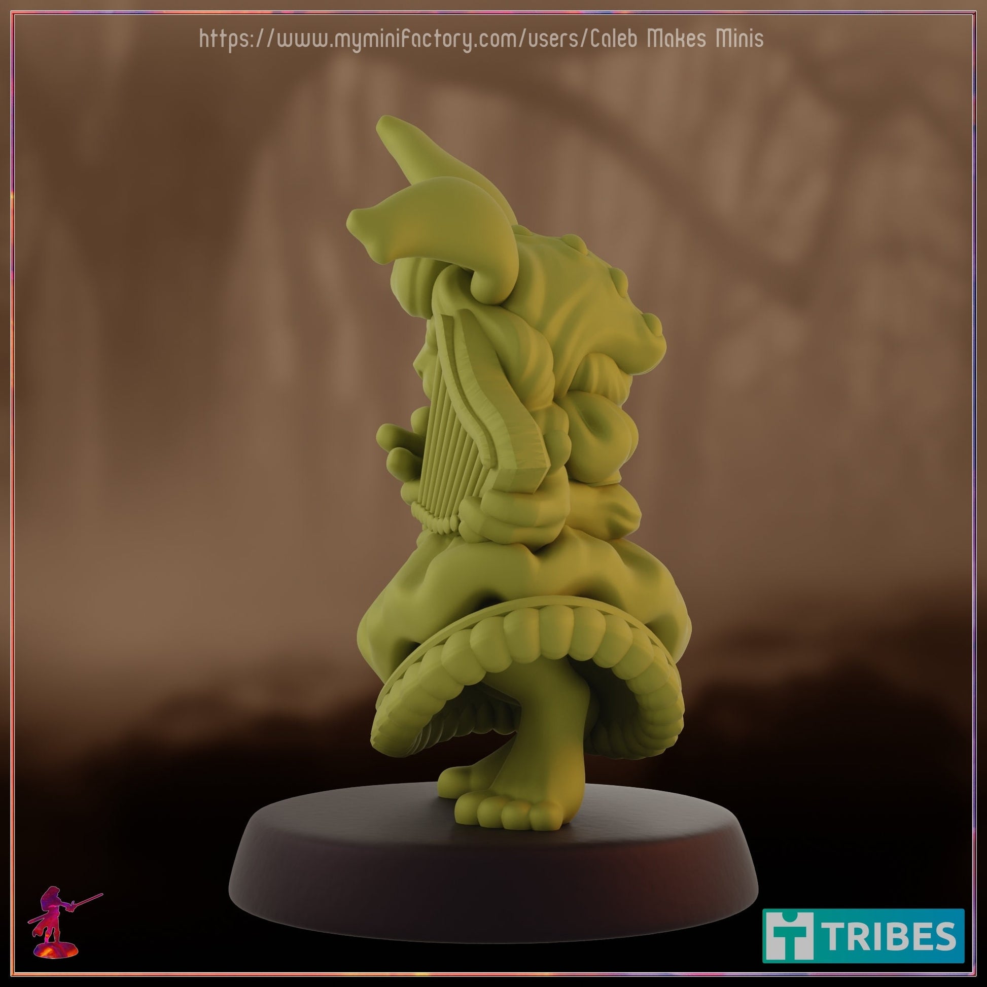 Harengon Harper - Caleb Makes Minis - 28mm / 32mm / 36mm