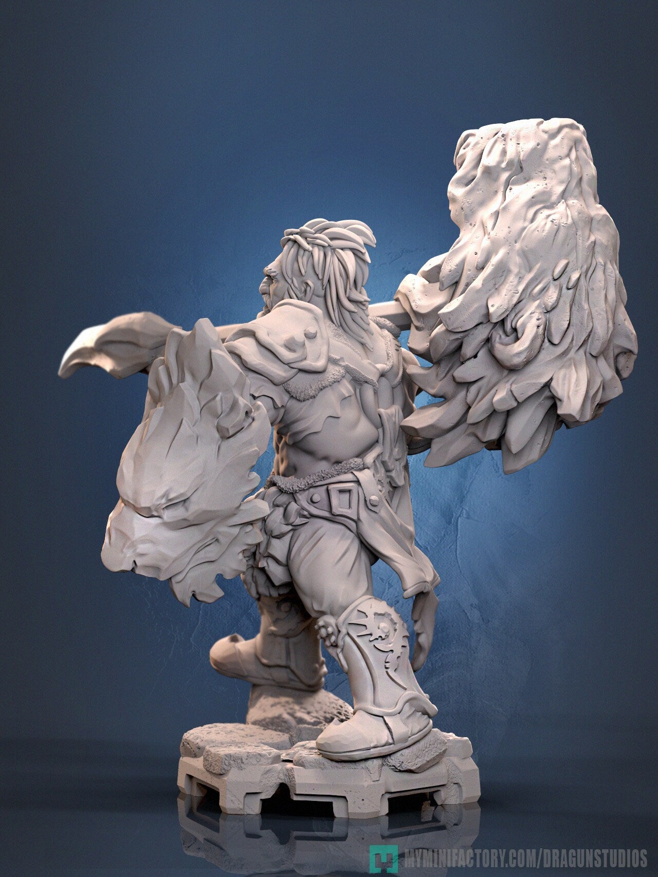 Hagall (Snowene Armor Set) - DraGun Studios - 28mm / 32mm / 36mm / 75mm