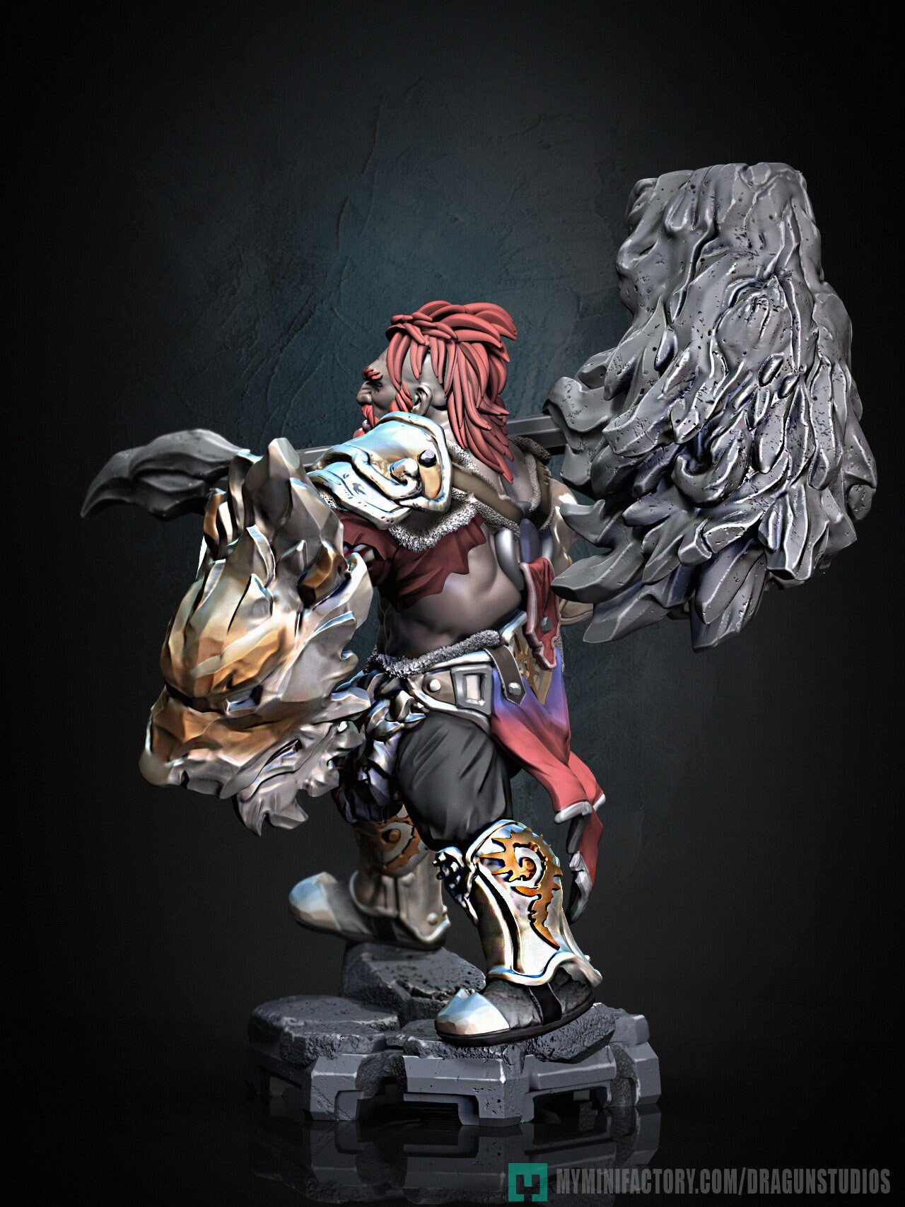 Hagall (Snowene Armor Set) - DraGun Studios - 28mm / 32mm / 36mm / 75mm