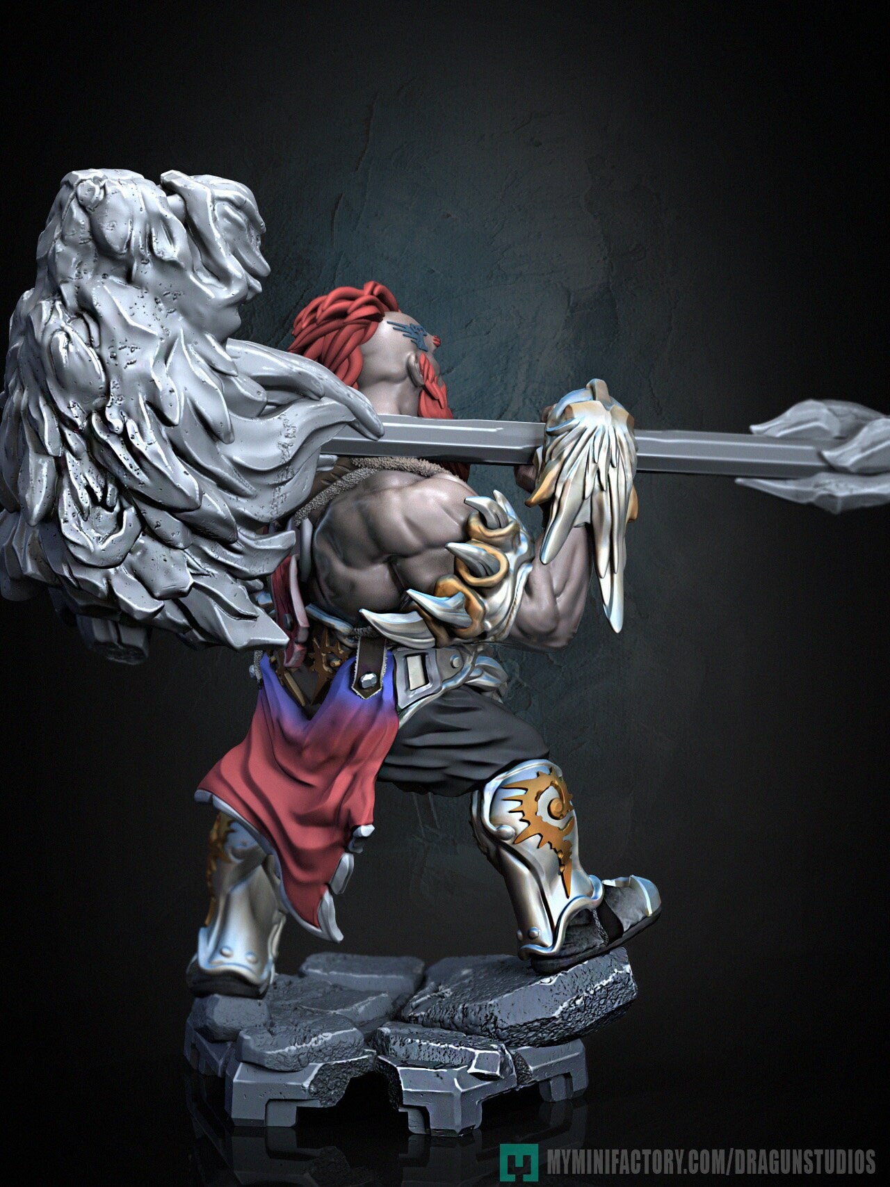 Hagall (Snowene Armor Set) - DraGun Studios - 28mm / 32mm / 36mm / 75mm