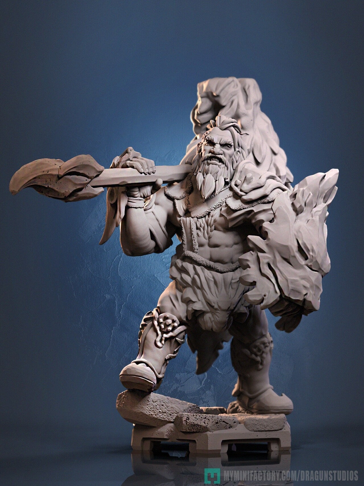 Hagall (Snowene Armor Set) - DraGun Studios - 28mm / 32mm / 36mm / 75mm