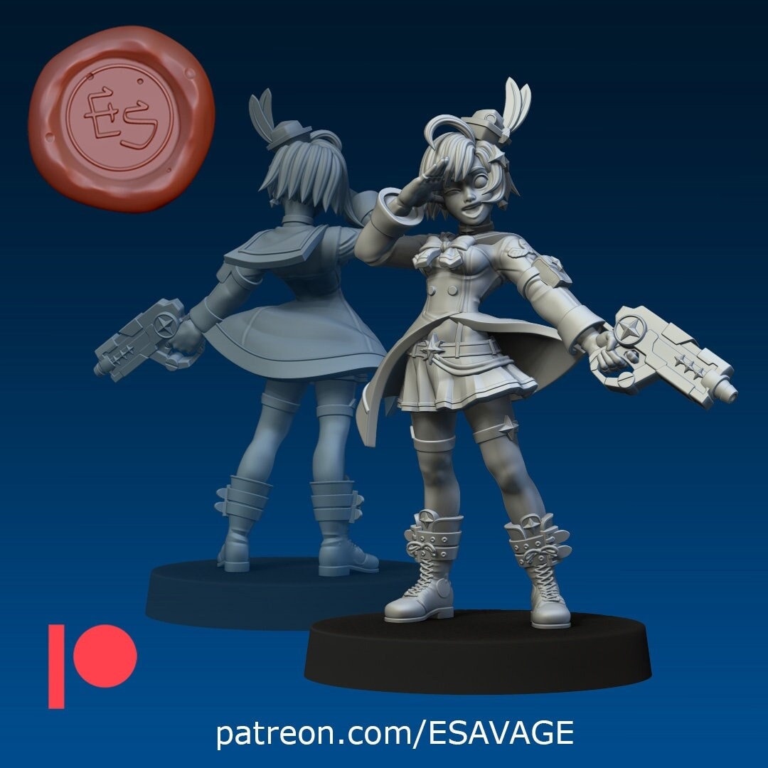 Fenecca Miniature - Ethan Savage Studios - 28mm / 32mm / 36mm