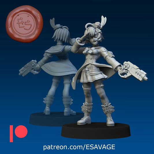 Fenecca Miniature - Ethan Savage Studios - 28mm / 32mm / 36mm