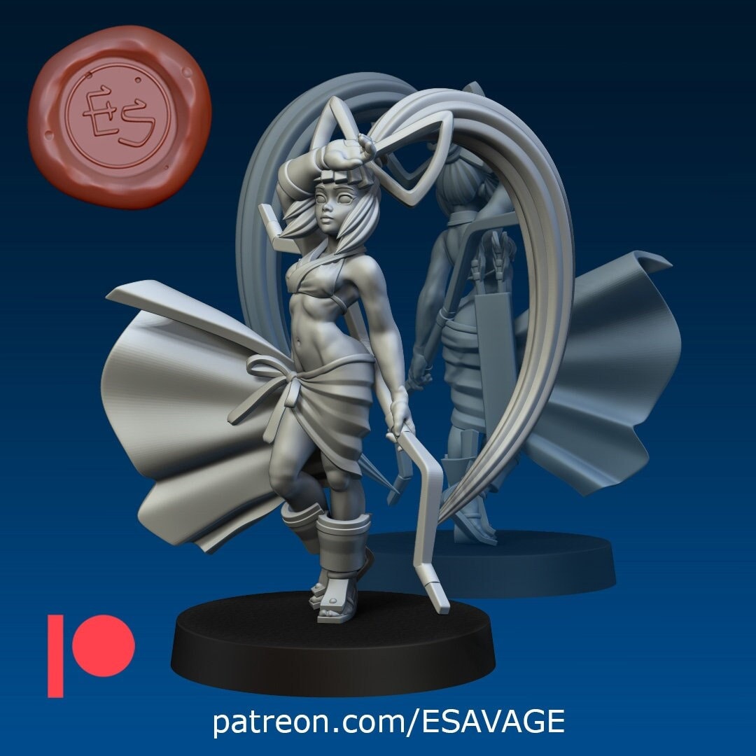 Mina Miniature - Ethan Savage Studios - 28mm / 32mm / 36mm