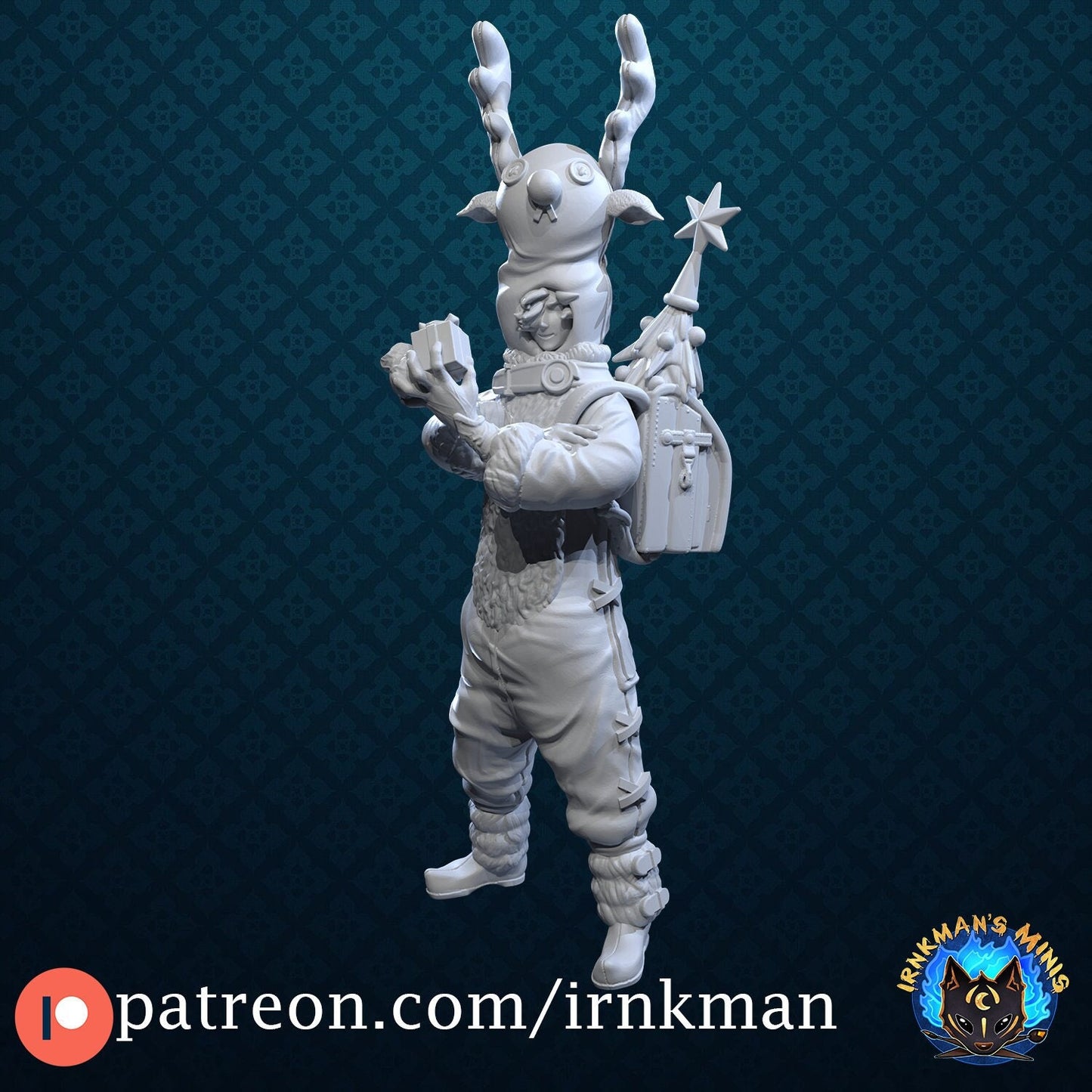 Reindeer Boy - Irnkman's Minis - 28mm / 32mm / 36mm