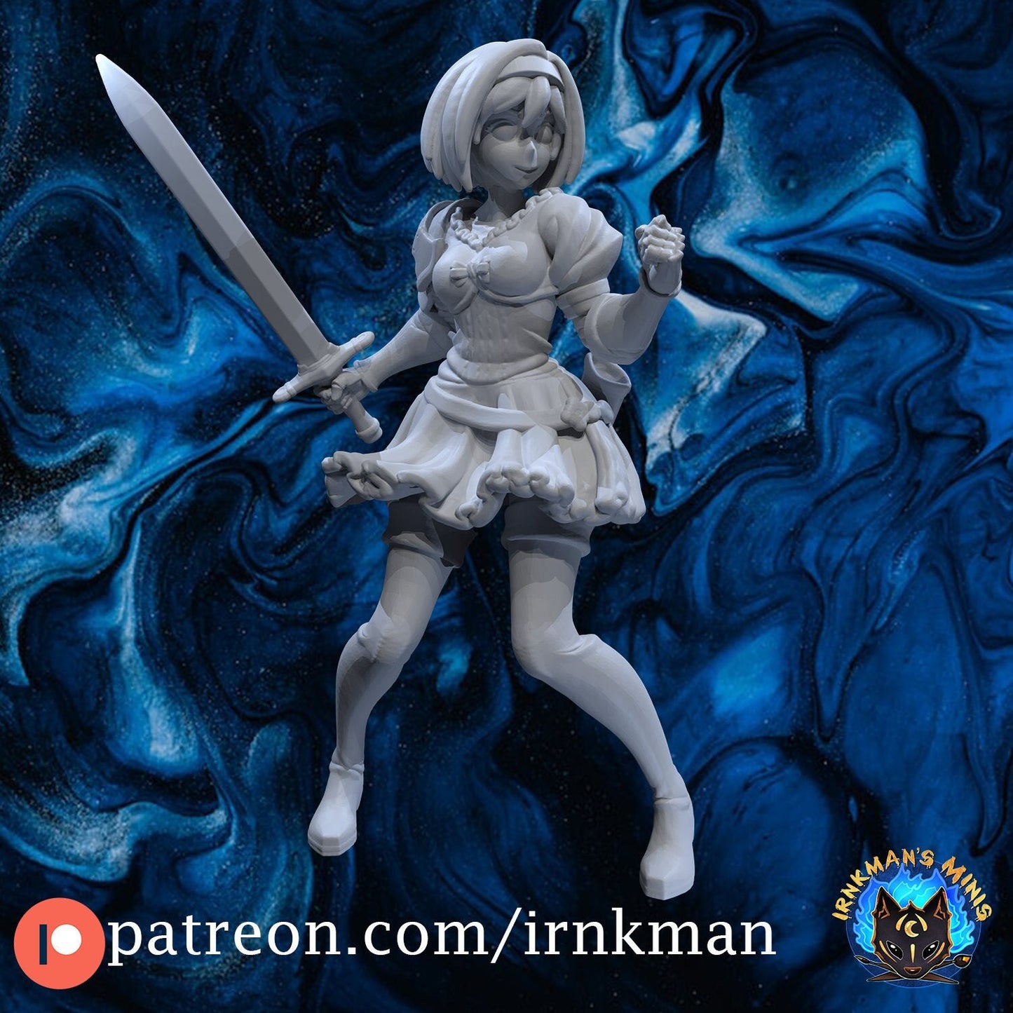 Djeeta - Irnkman's Minis - 28mm / 32mm / 36mm