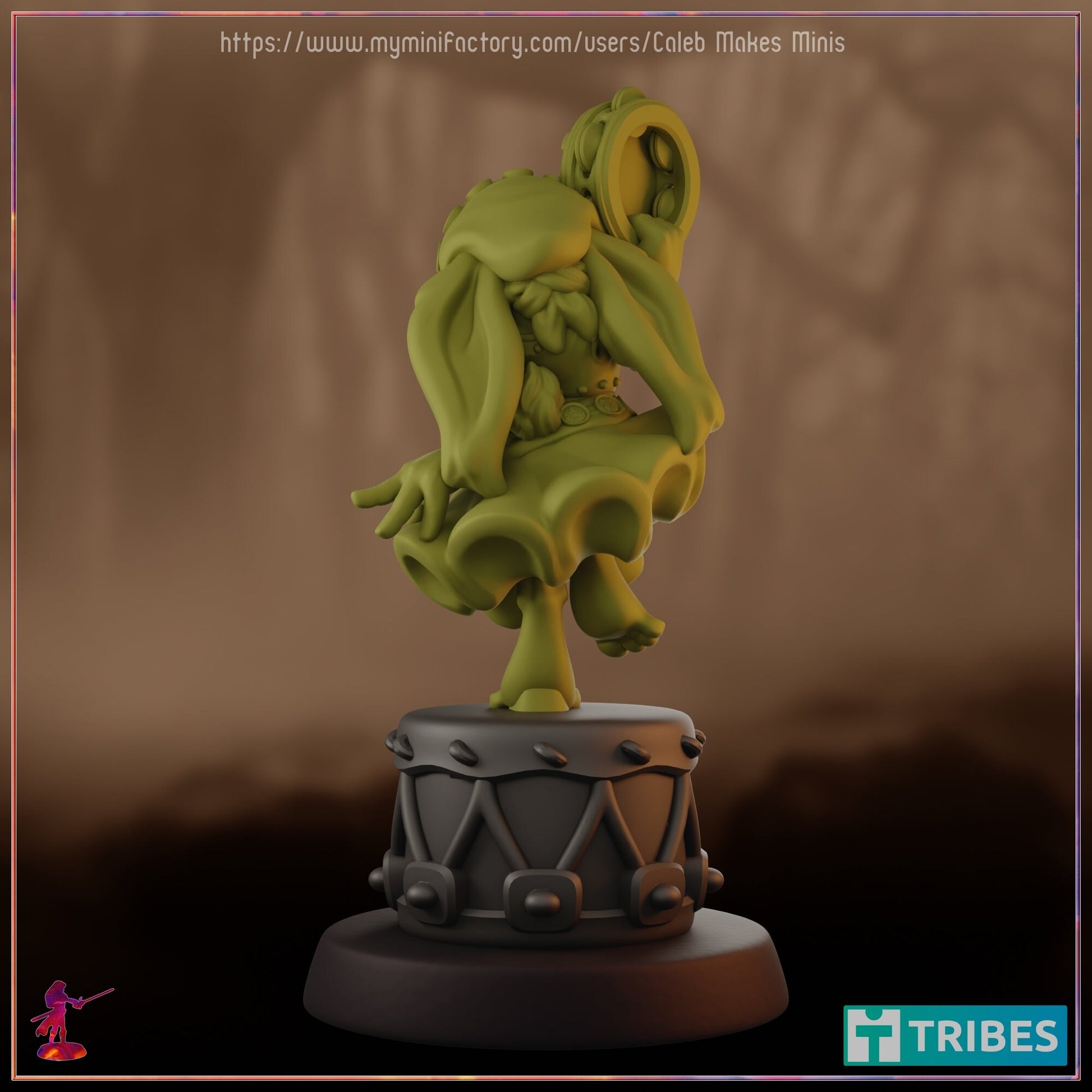 Harengon Dancer (Standard, Alternate, & NSFW Options) - Caleb Makes Minis - 28mm / 32mm / 36mm