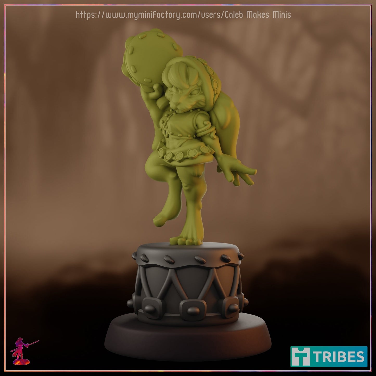 Harengon Dancer (Standard, Alternate, & NSFW Options) - Caleb Makes Minis - 28mm / 32mm / 36mm