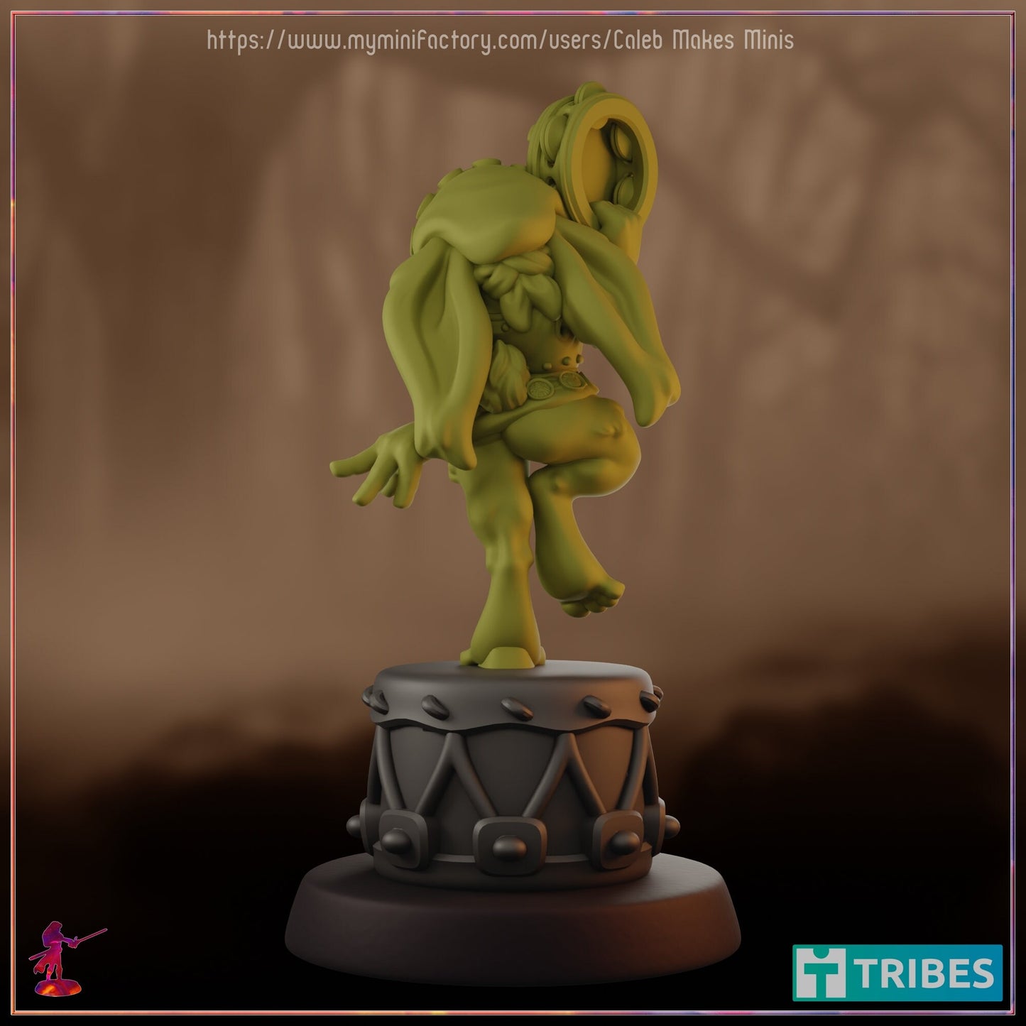 Harengon Dancer (Standard, Alternate, & NSFW Options) - Caleb Makes Minis - 28mm / 32mm / 36mm