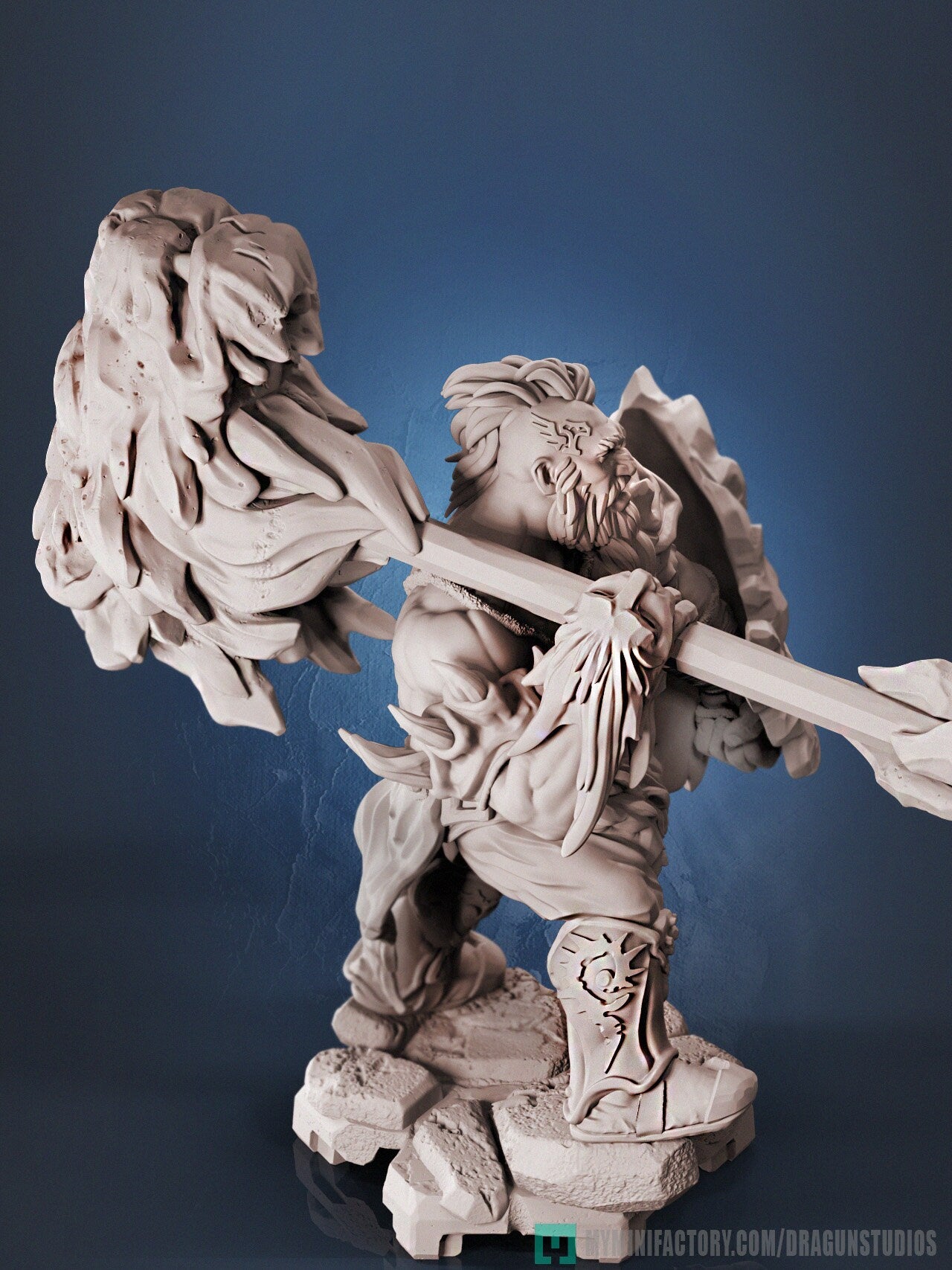 Hagall (Snowene Armor Set) - DraGun Studios - 28mm / 32mm / 36mm / 75mm
