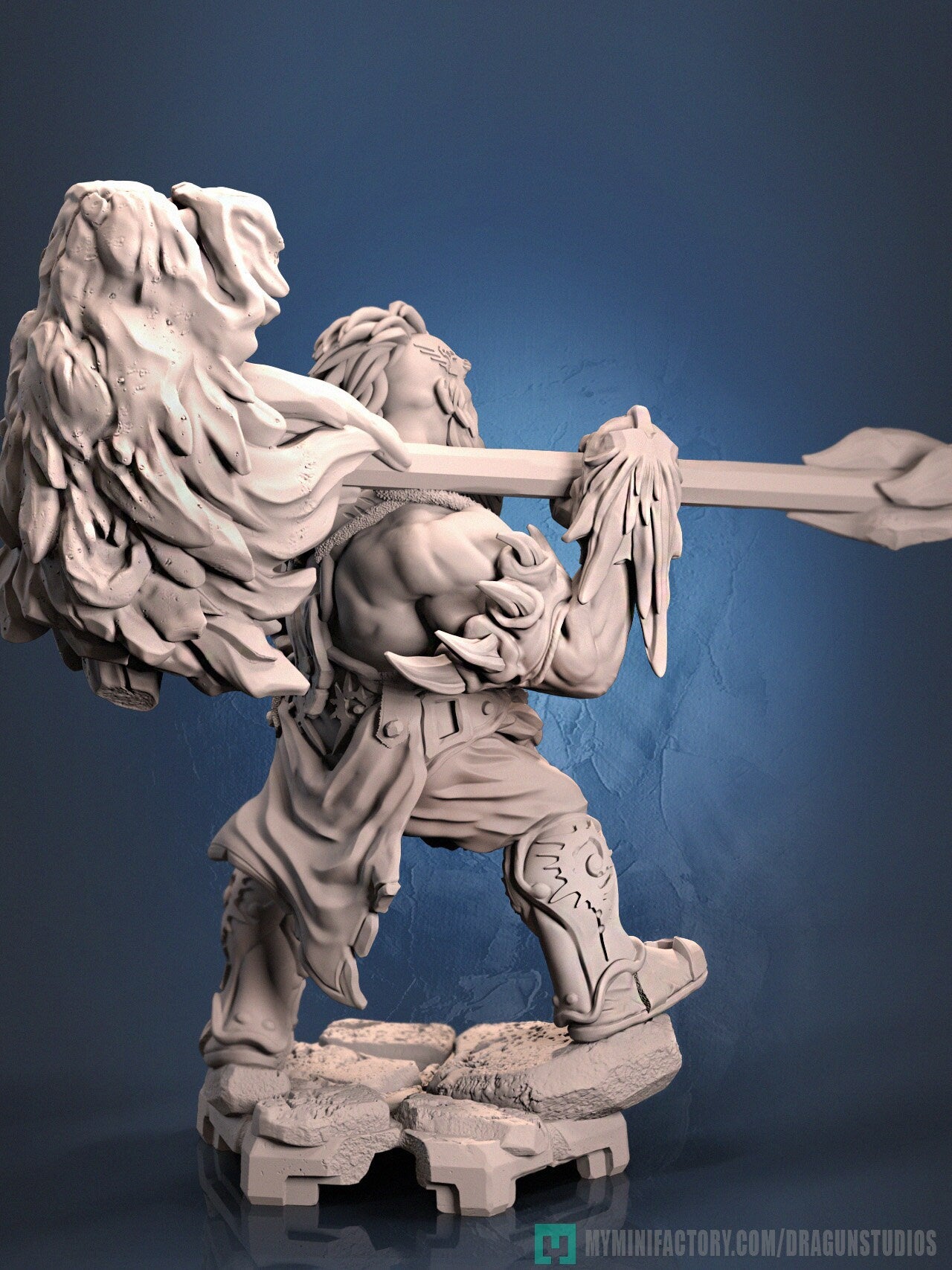 Hagall (Snowene Armor Set) - DraGun Studios - 28mm / 32mm / 36mm / 75mm