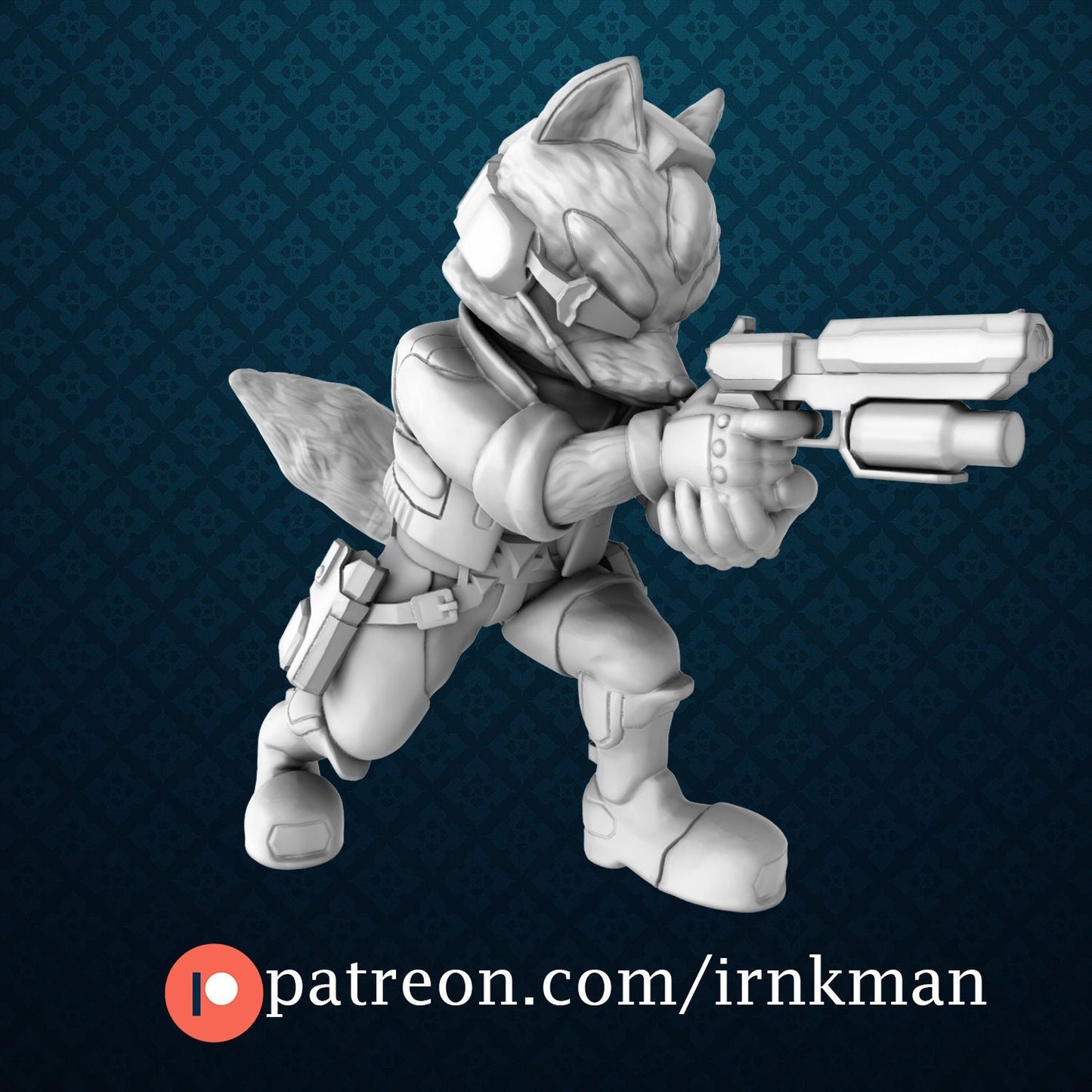 Space Fox Miniature - Irnkman's Minis - 28mm / 32mm / 36mm