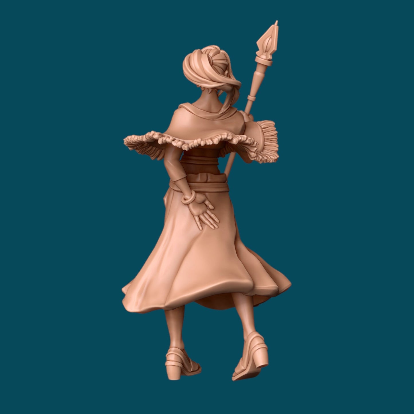 Valeria, Graceful Cleric - Awkward Penguin’s Minis - 28mm / 32mm / 36mm