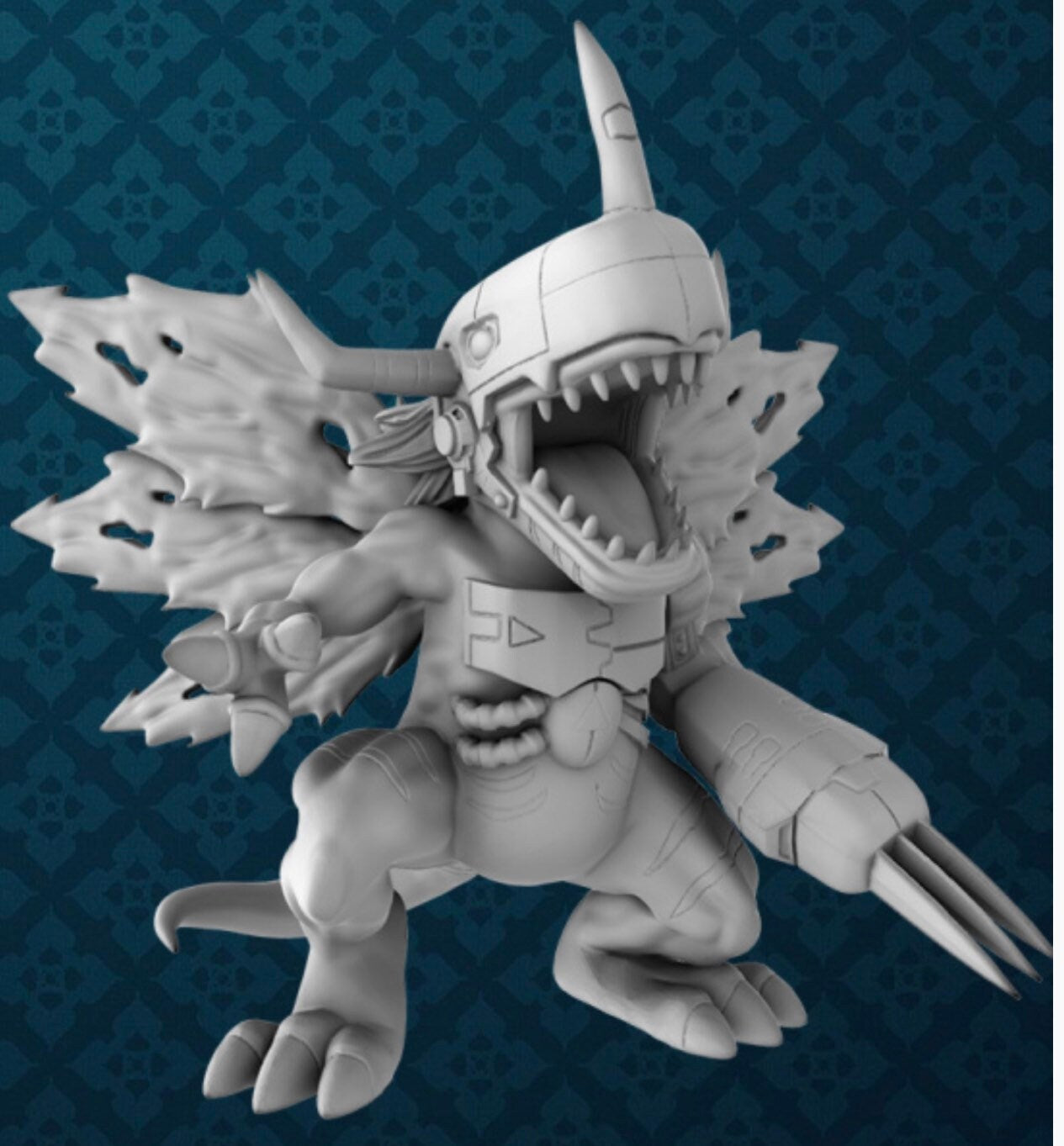 Greymon Digivolution Line Miniatures - Irnkman's Minis