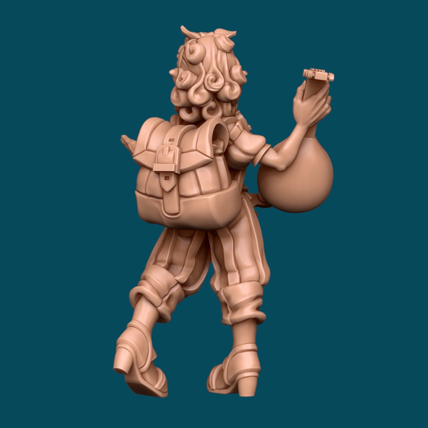 Waffle, Halfling Bard - Awkward Penguin’s Minis - 28mm / 32mm / 36mm