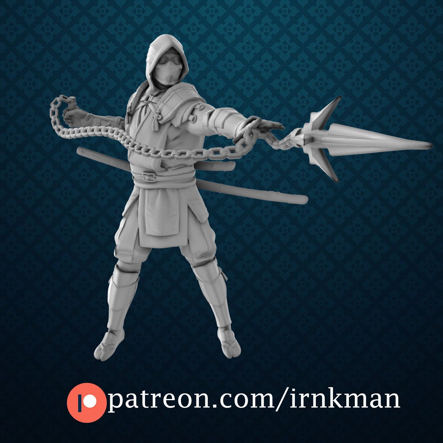 Undead Ninja - Irnkman's Minis - 32mm / 36mm / 75mm