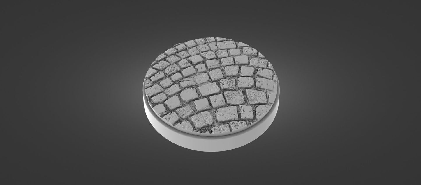 Cobblestone Bases - Ethan Savage Studios - 25mm / 32mm / 36mm