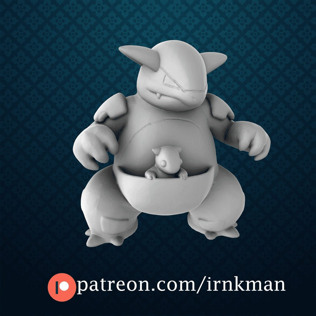 Kangaskhan Miniature - Irnkman's Minis