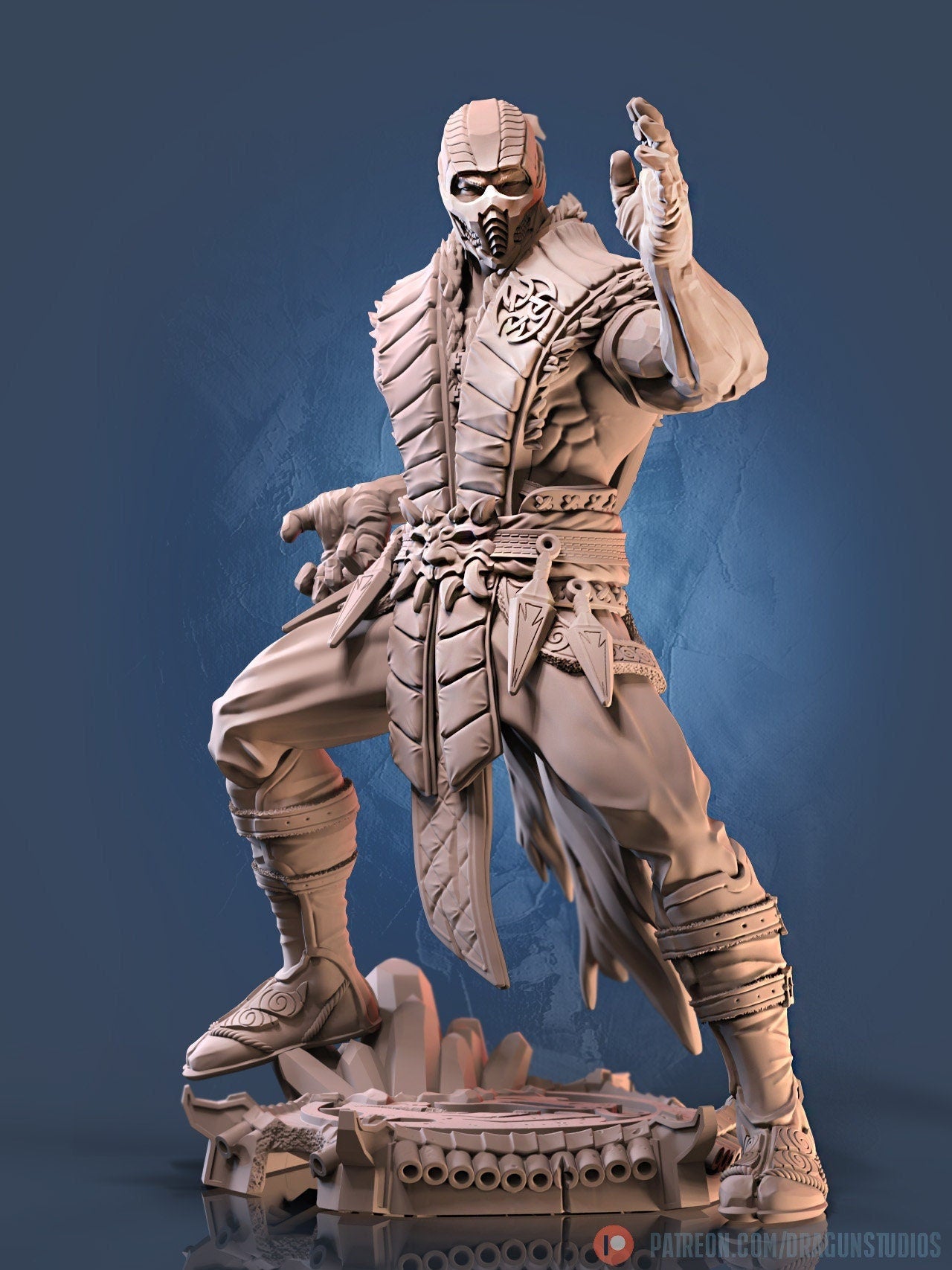 Glacial Ninja - DraGun Studios - 28mm / 32mm / 36mm / 100mm