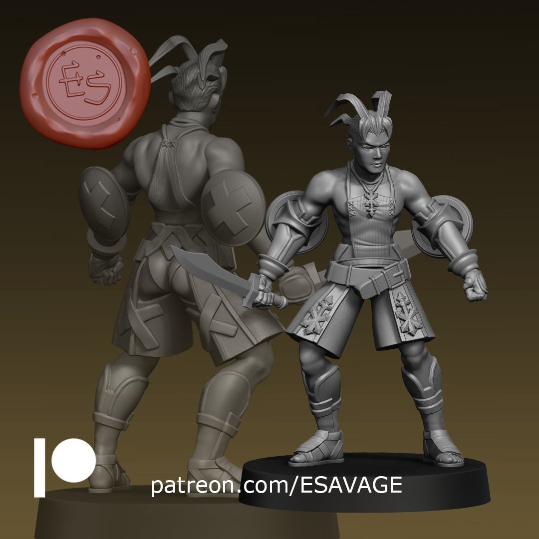 Riskbreaker Miniature - Ethan Savage Studios - 28mm / 32mm / 36mm