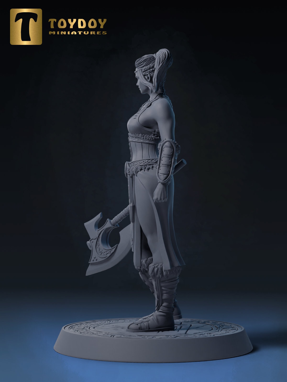 Thyra: The North Woman - Toydoy Miniatures - 75mm