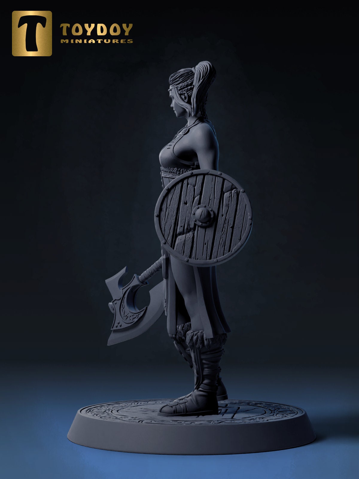 Thyra: The North Woman - Toydoy Miniatures - 75mm