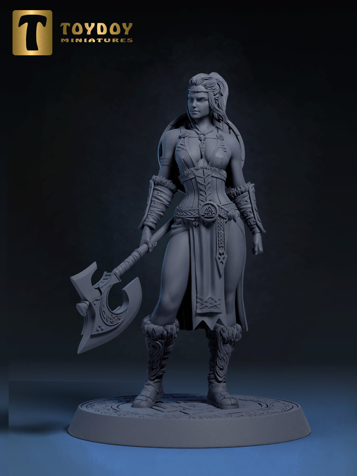 Thyra: The North Woman - Toydoy Miniatures - 75mm