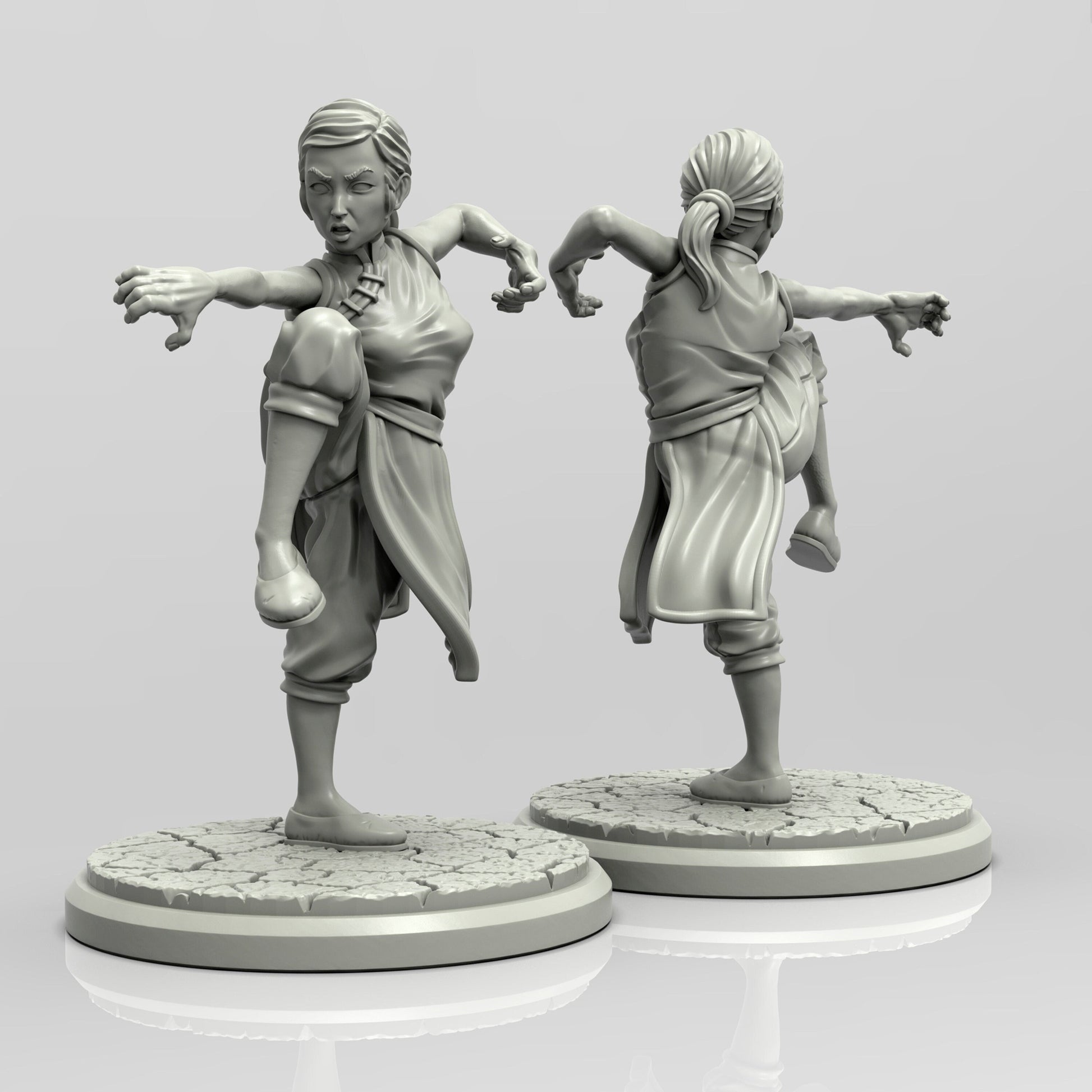 Martial Artist Miniature - Adaevy Creations - 28mm / 32mm / 36mm