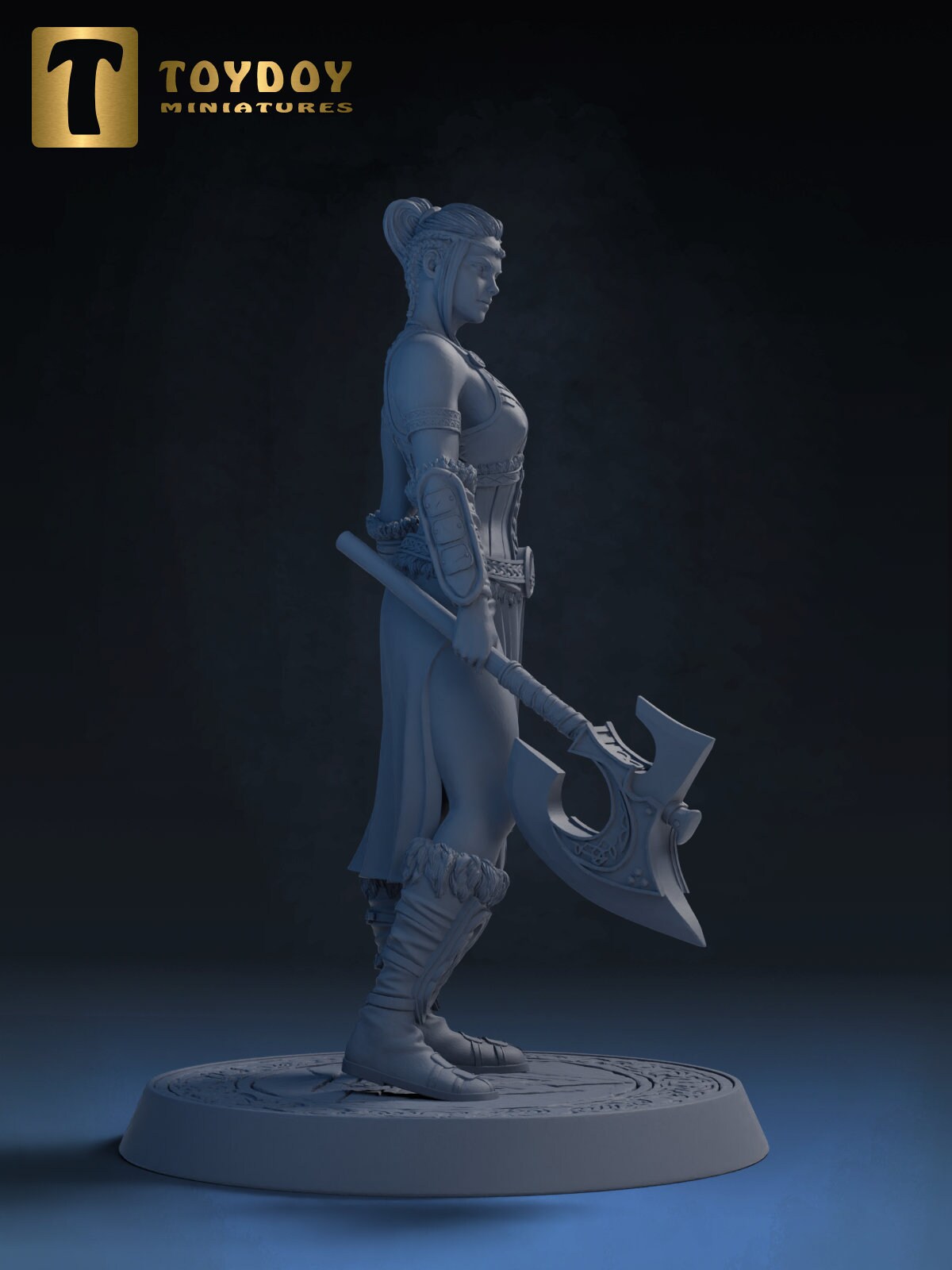 Thyra: The North Woman - Toydoy Miniatures - 75mm