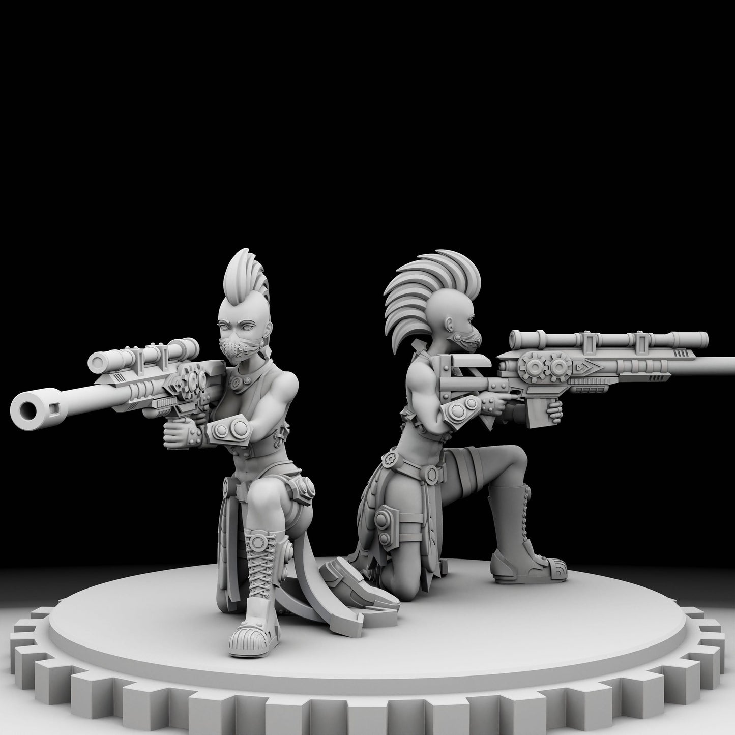 Aurora Vanguard Rifle Troops - Feathr0z - 32mm