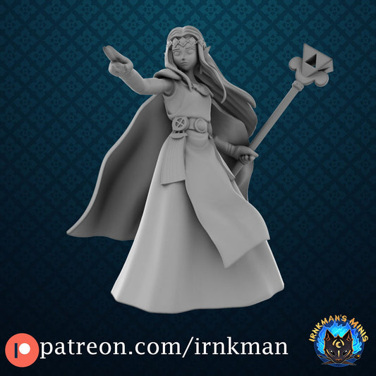 Dark World Princess - Irnkman's Minis - 28mm / 32mm / 36mm / 75mm