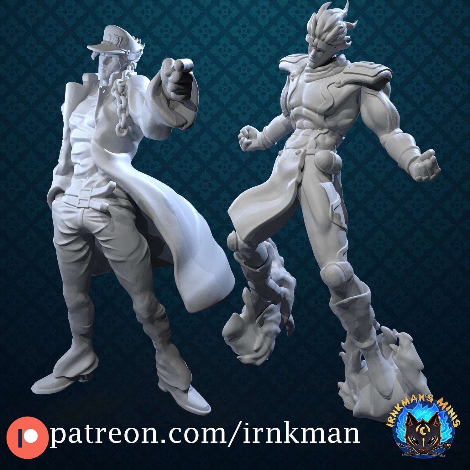 JJ and Avatar - Irnkman's Minis - 28mm / 32mm / 36mm