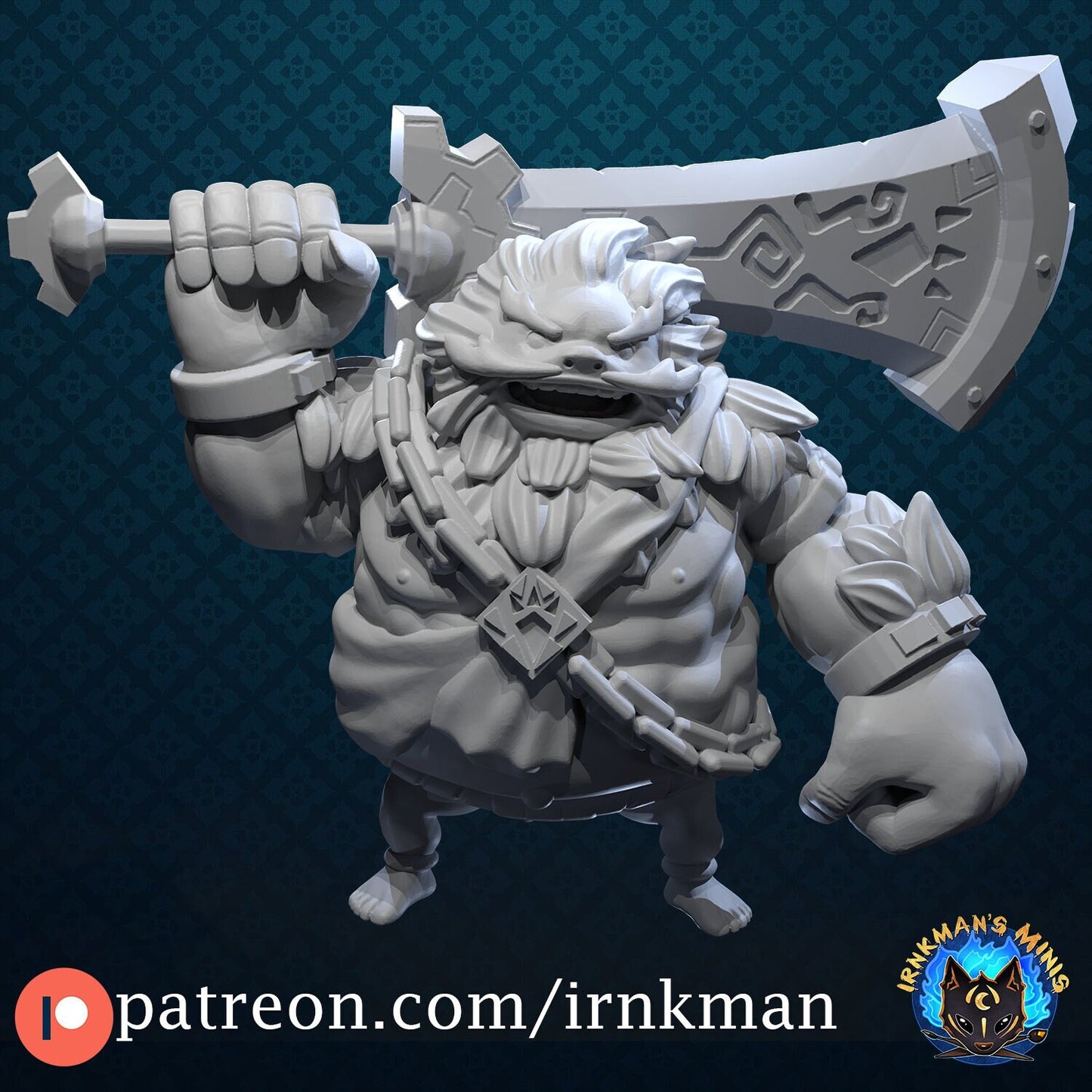 Mountain Champion - Irnkman's Minis - 28mm / 32mm / 36mm