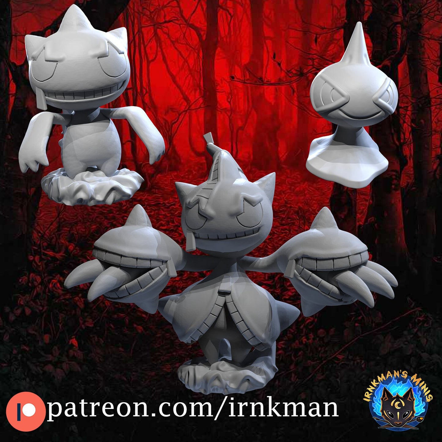 Shuppet / Banette / Mega Banette Miniatures - Irnkman's Minis