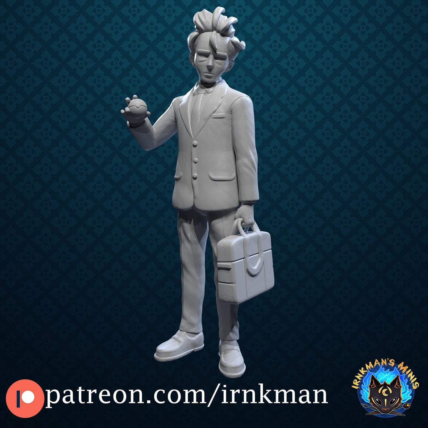 Gym Leader Larry Miniature - Irnkman's Minis - 28mm / 32mm / 36mm