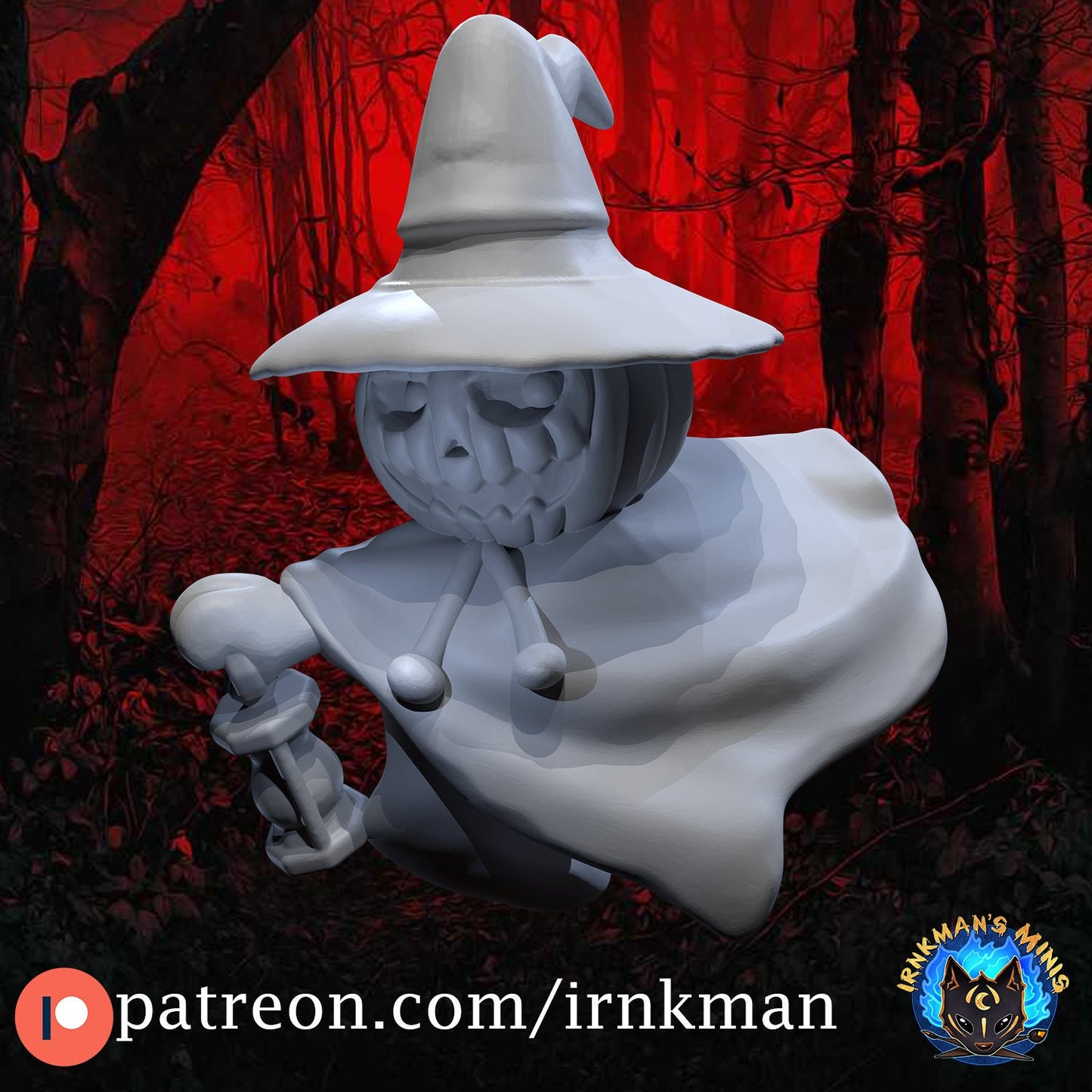 Jack O'Lantern Miniature - Irnkman's Minis - 28mm / 32mm / 36mm