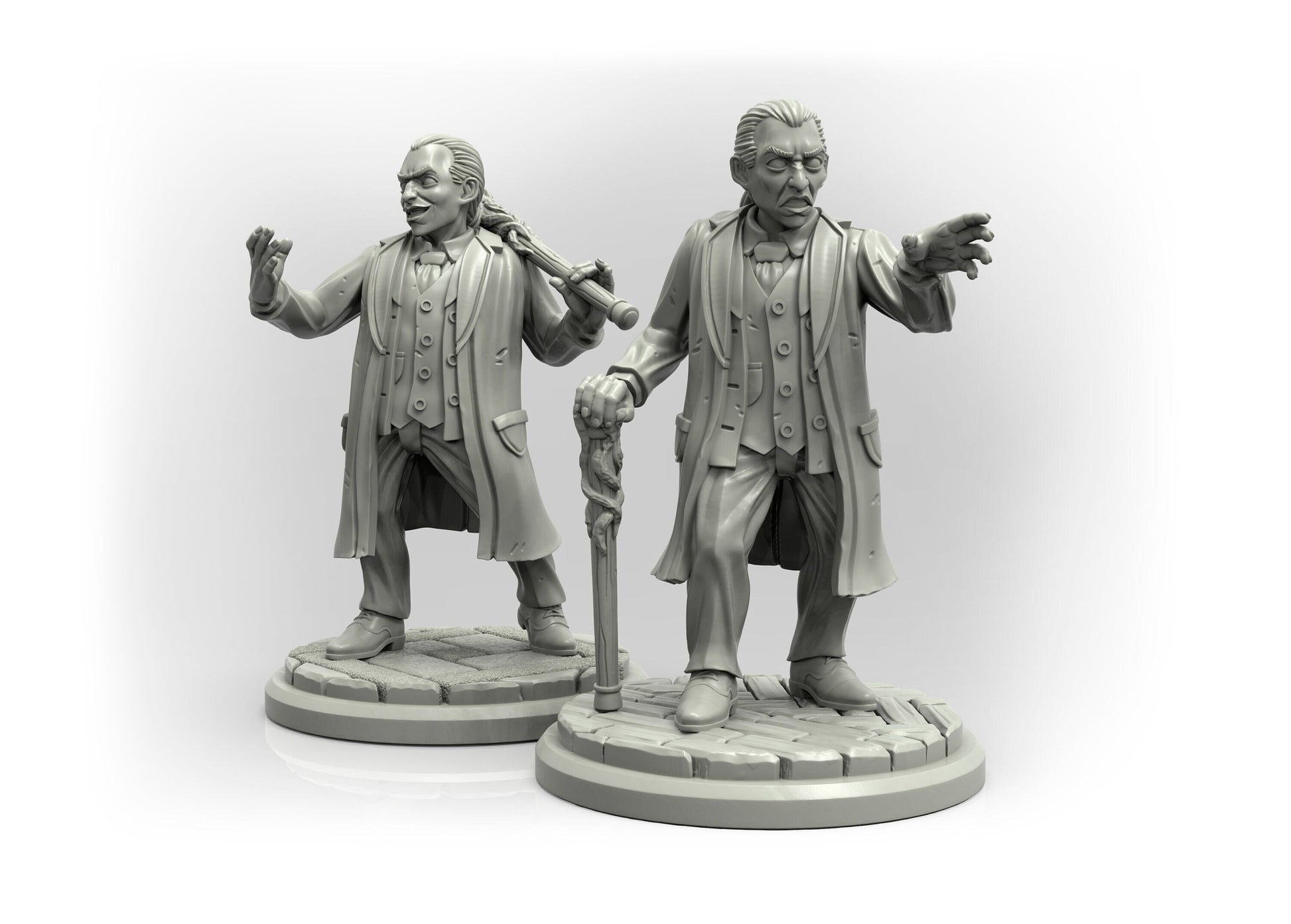 Warlock Miniature (Two Variations) - Adaevy Creations - 28mm / 32mm / 36mm