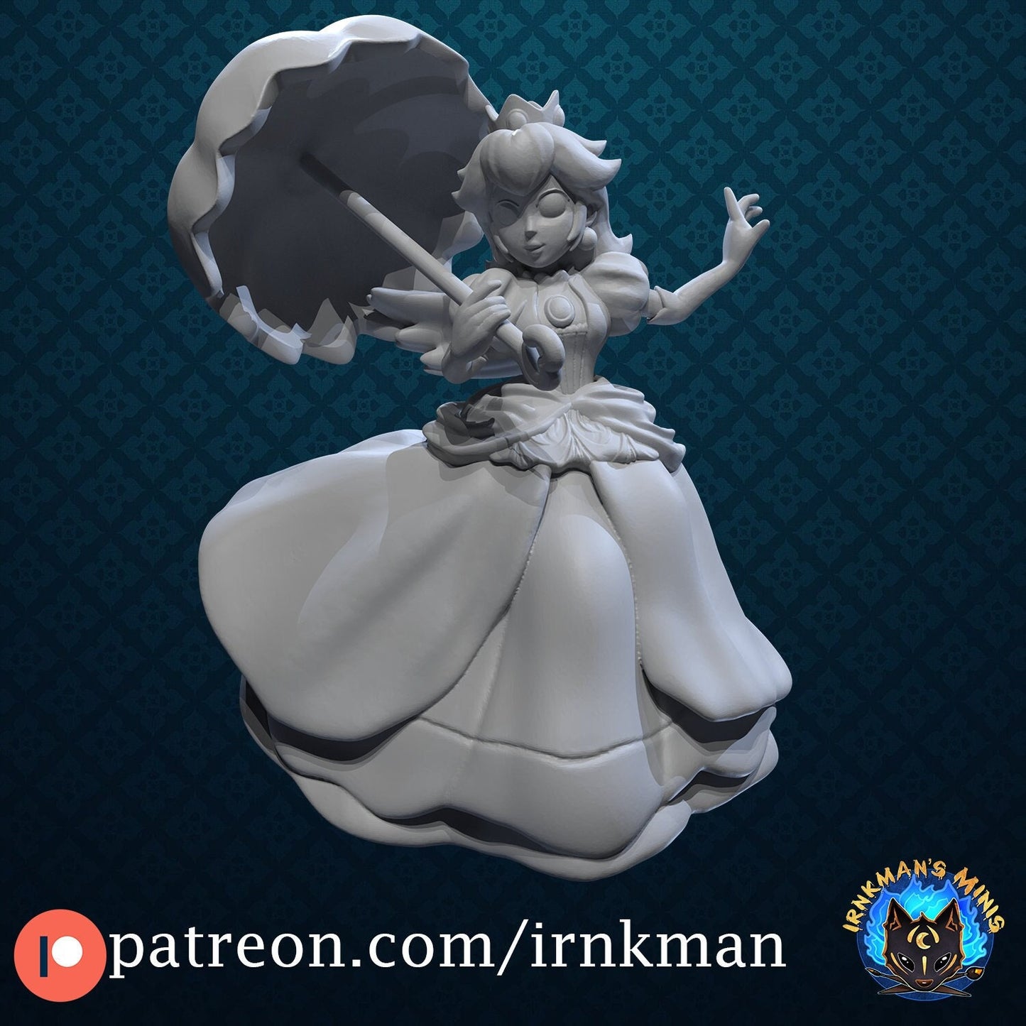 Parasol Princess - Irnkman's Minis - 28mm / 32mm / 36mm