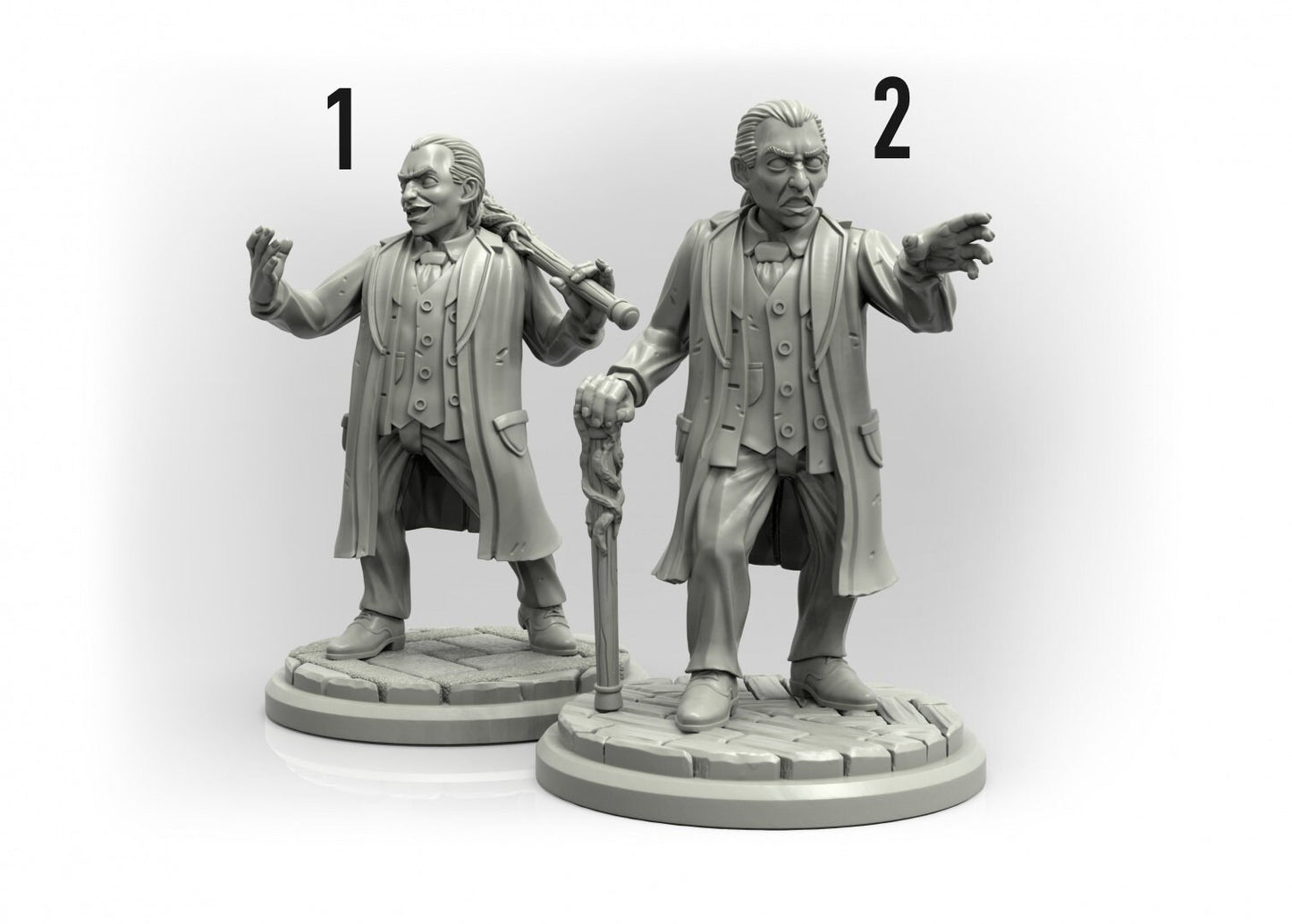 Warlock Miniature (Two Variations) - Adaevy Creations - 28mm / 32mm / 36mm